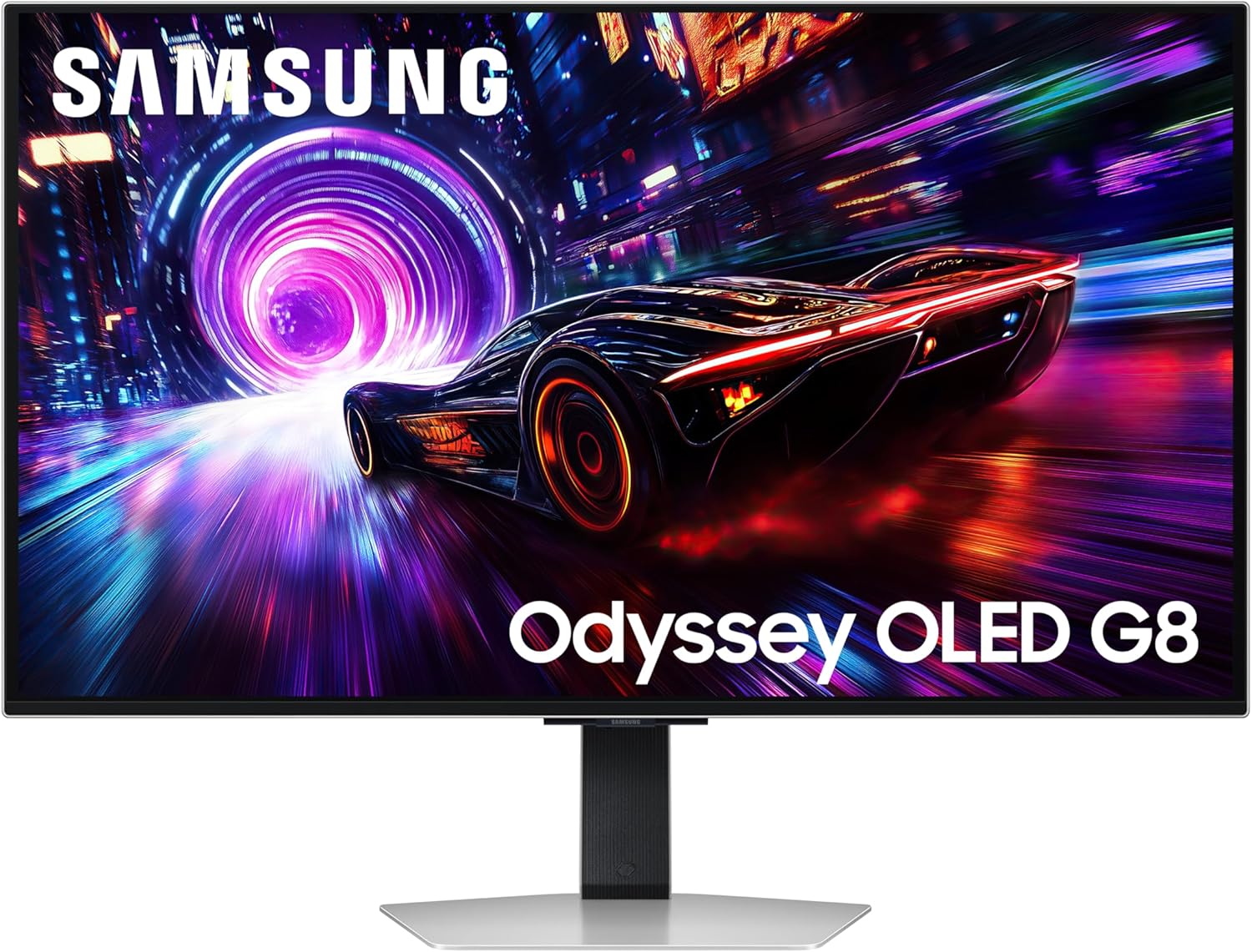 Samsung Odyssey G8 Gaming Monitor 32 Inch OLED 4K 240Hz 0.03ms White