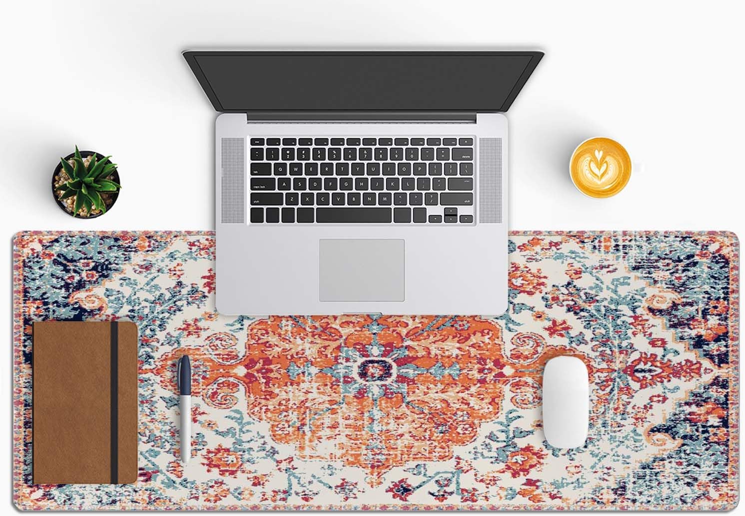Large Boho Style Gaming Mouse Pad 31.5x11.8in