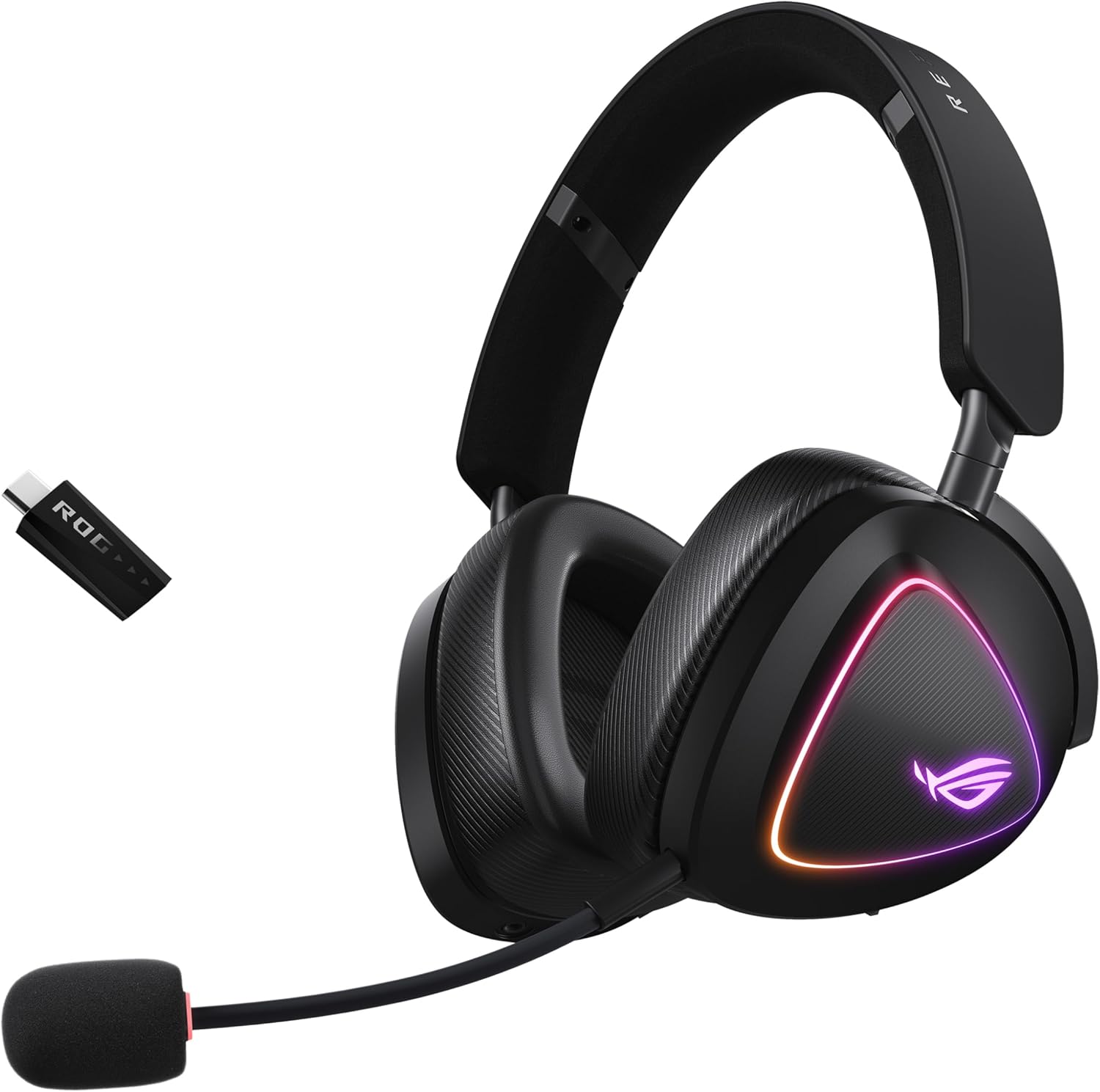 ASUS ROG Delta II Wireless Gaming Headset (BT, ROG SpeedNova 2.4GHz, 3.5mm, 50mm Titanium-Plated Dri