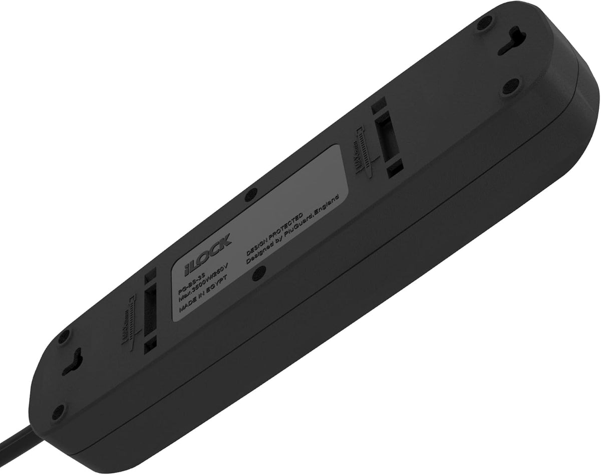 ILOCK 5-Outlet Power Strip 3500W 3m Black