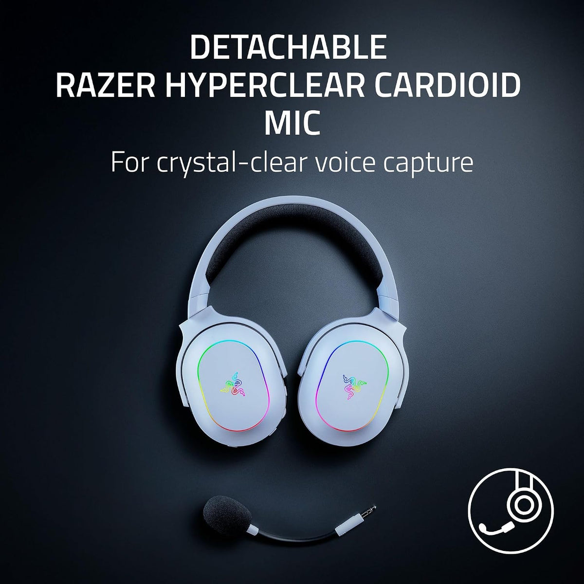 Razer Barracuda X Chroma Wireless Gaming Headset - White