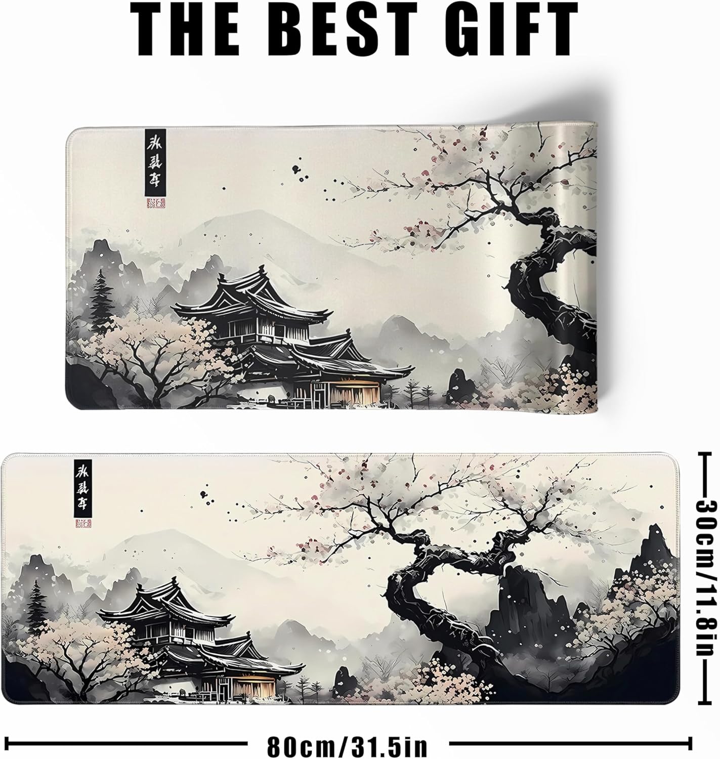Japanese Desk Mat Cherry Blossom Large Mouse Pad Gaming Mousepad Extended XL Keyboard Mat Computer L
