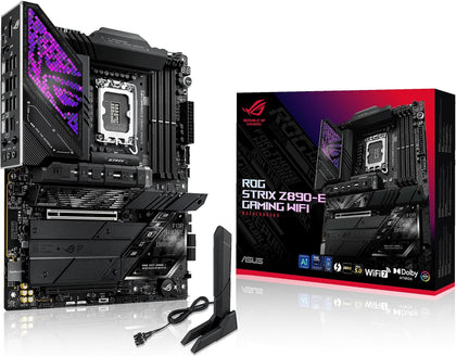 ASUS ROG Strix Z890-E Gaming WiFi, Intel ATX Motherboard, 18+1+2+2 Alimenration Stages, DDR5 Slot