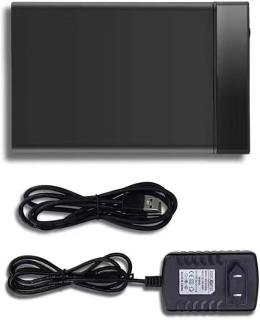 3.5 Hard Drive Enclosure for 3.5 SATA SSD HDD USB 3.0 Hard Disk Case Black (S356U3)