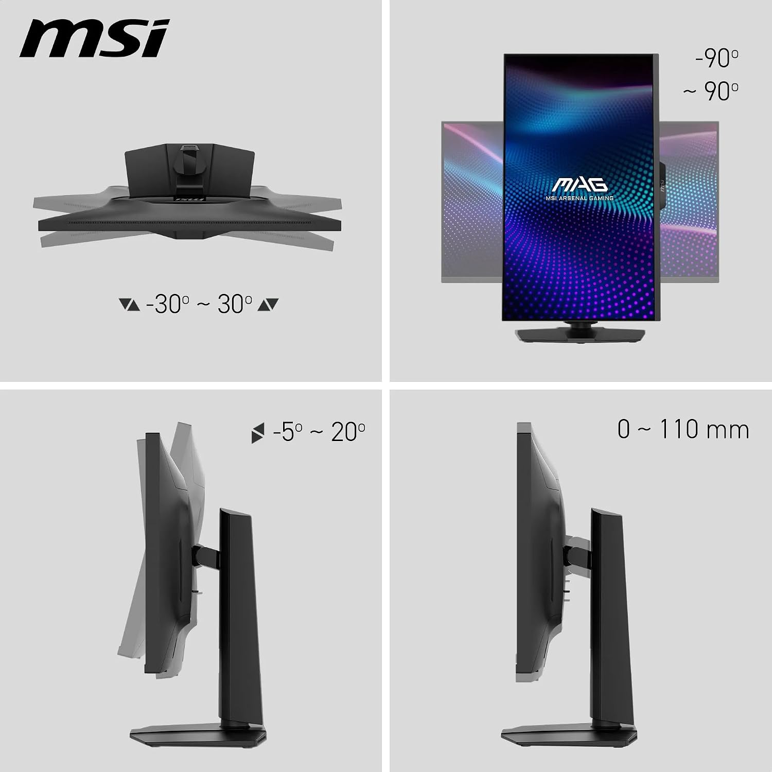 MSI MAG 274QPF X30MV 27 WQHD Gaming Monitor