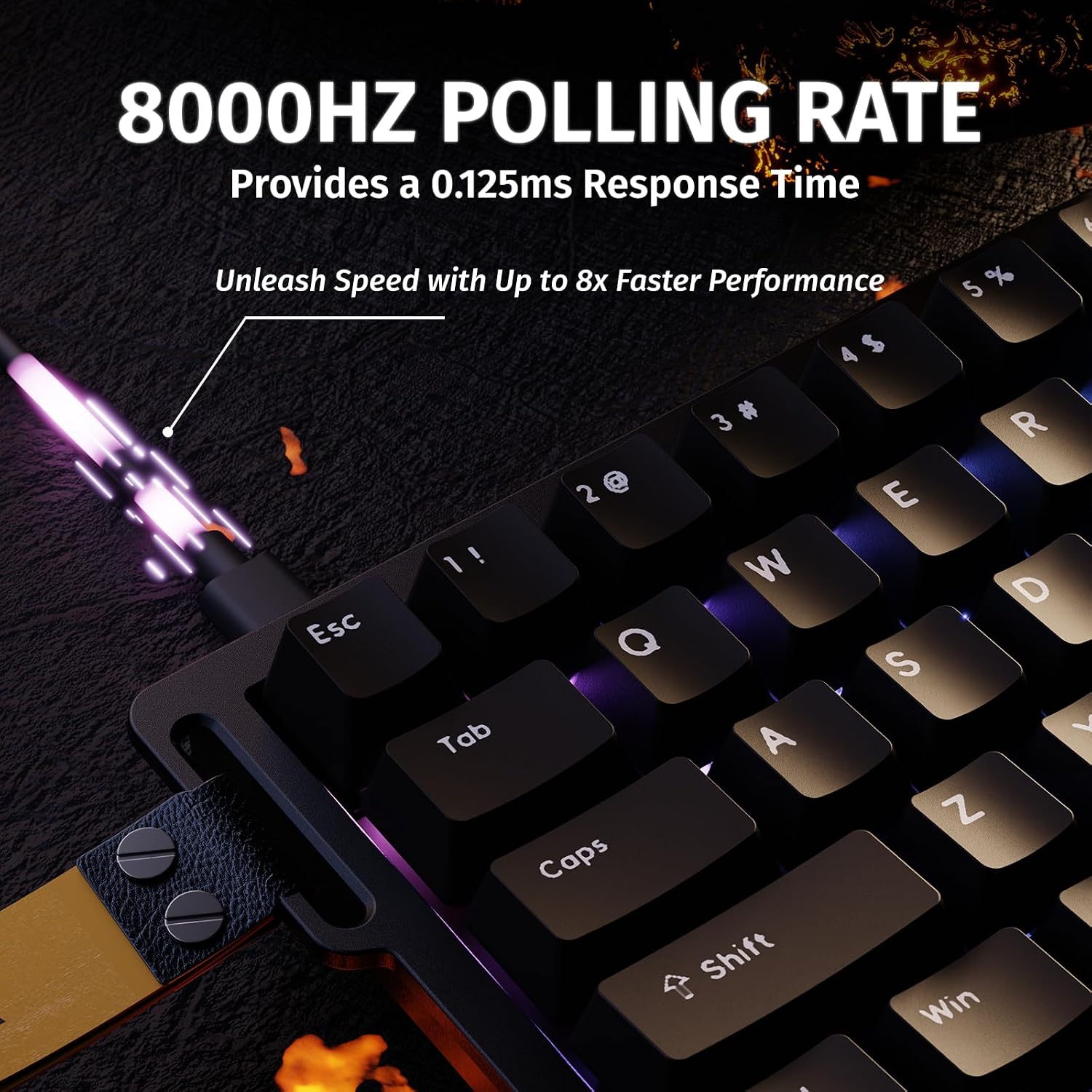 ATTACK SHARK X68 HE Rapid Trigger Keyboard