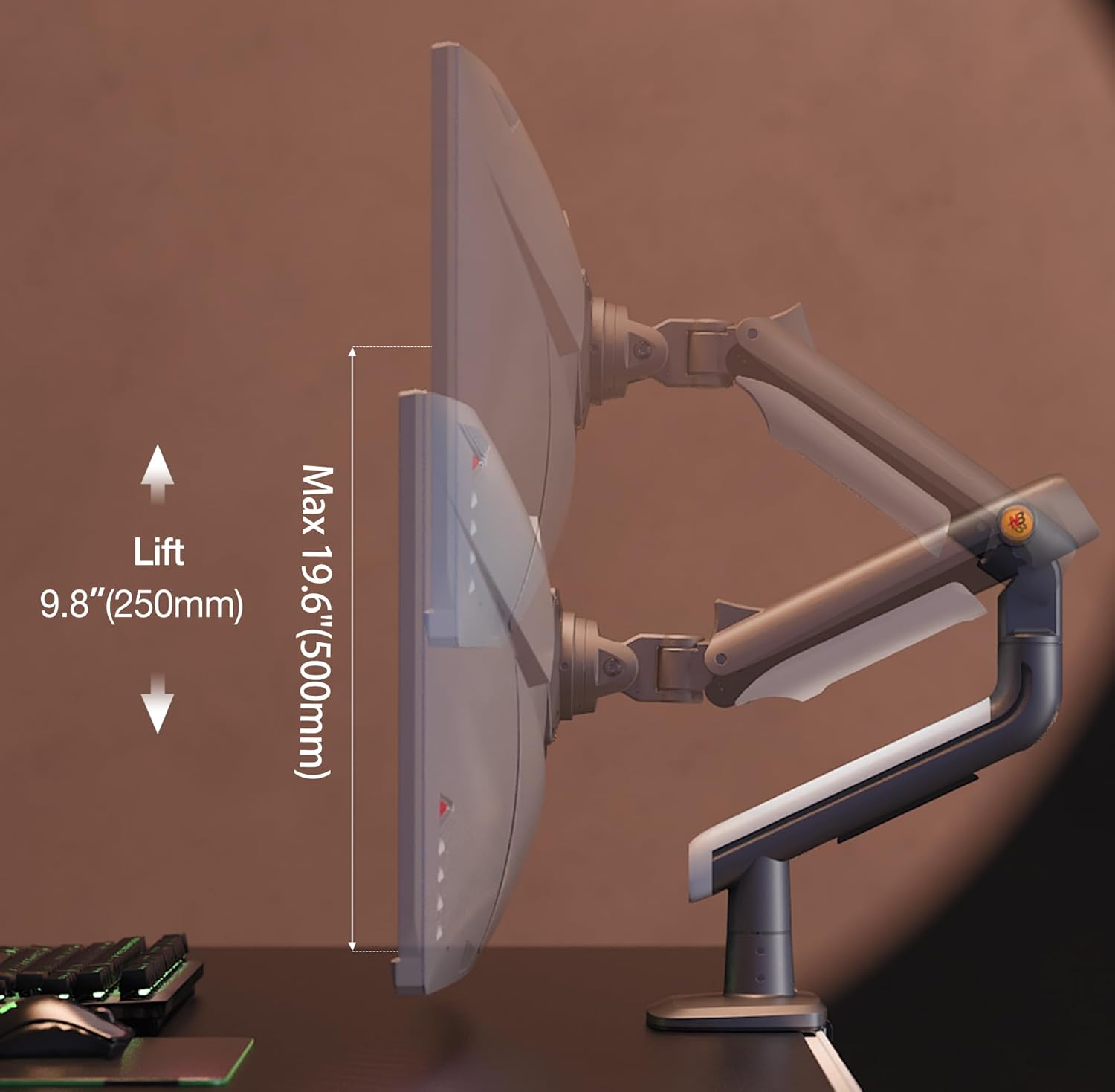 NB Ergonomic Gaming Monitor Arm J5 27-50 inch