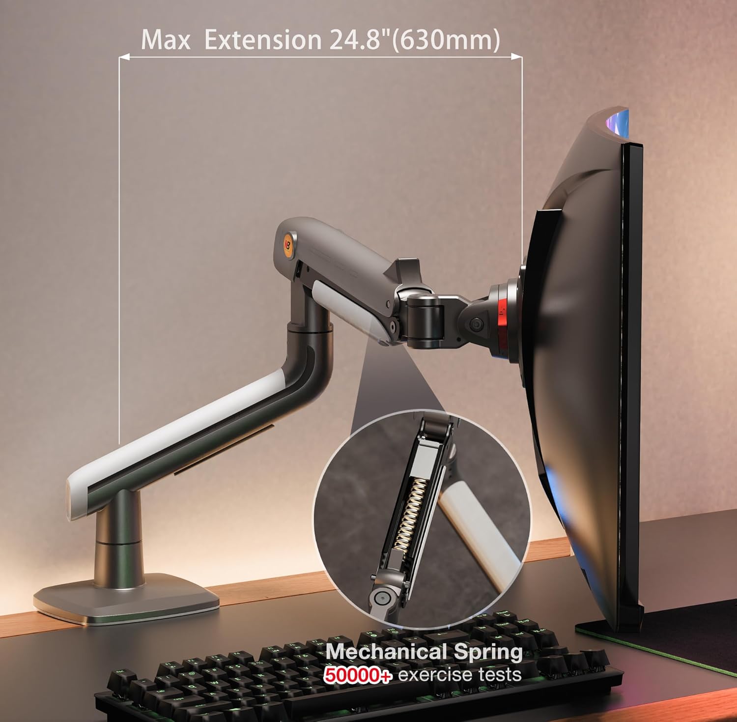 NB Ergonomic Gaming Monitor Arm J5 27-50 inch