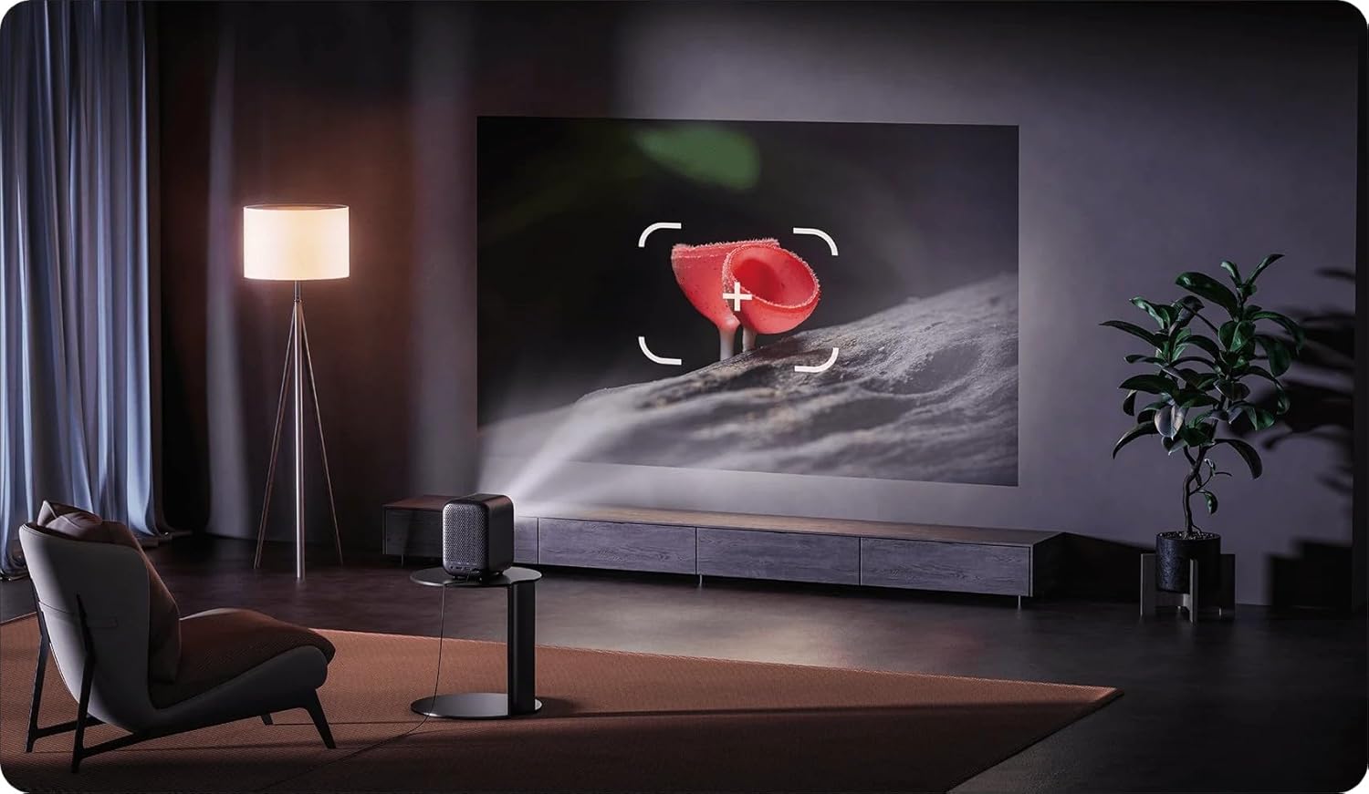 Xiaomi Smart Projector L1 Full HD Portable Laser Smart TV Projector Built-In Android TV Wi-Fi & Bluetooth Dual Speakers Premium Compact Home Theater Design - Black (EU Version | BHR9417EU)
