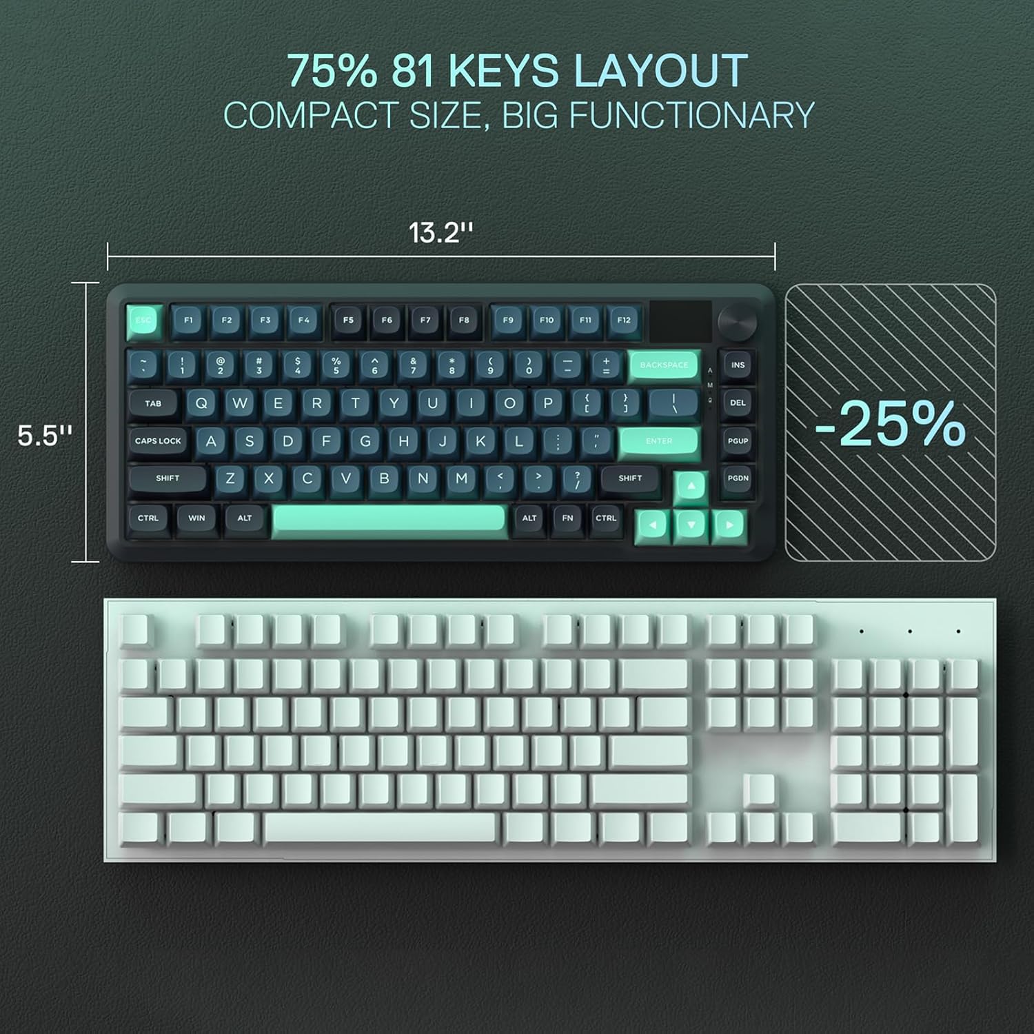 Redragon K724 PRO Wireless Mechanical Keyboard