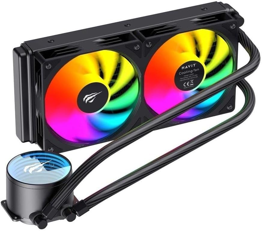 Gamenote F2001 240mm White CPU Liquid Cooler - AM5 & LGA1700