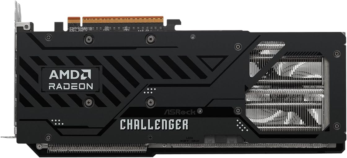 ASRock AMD Radeon RX 9070 Challenger 16GB Graphics Card - 16GB GDDR6, 256-bit, 1x HDMI, 3x DisplayPo