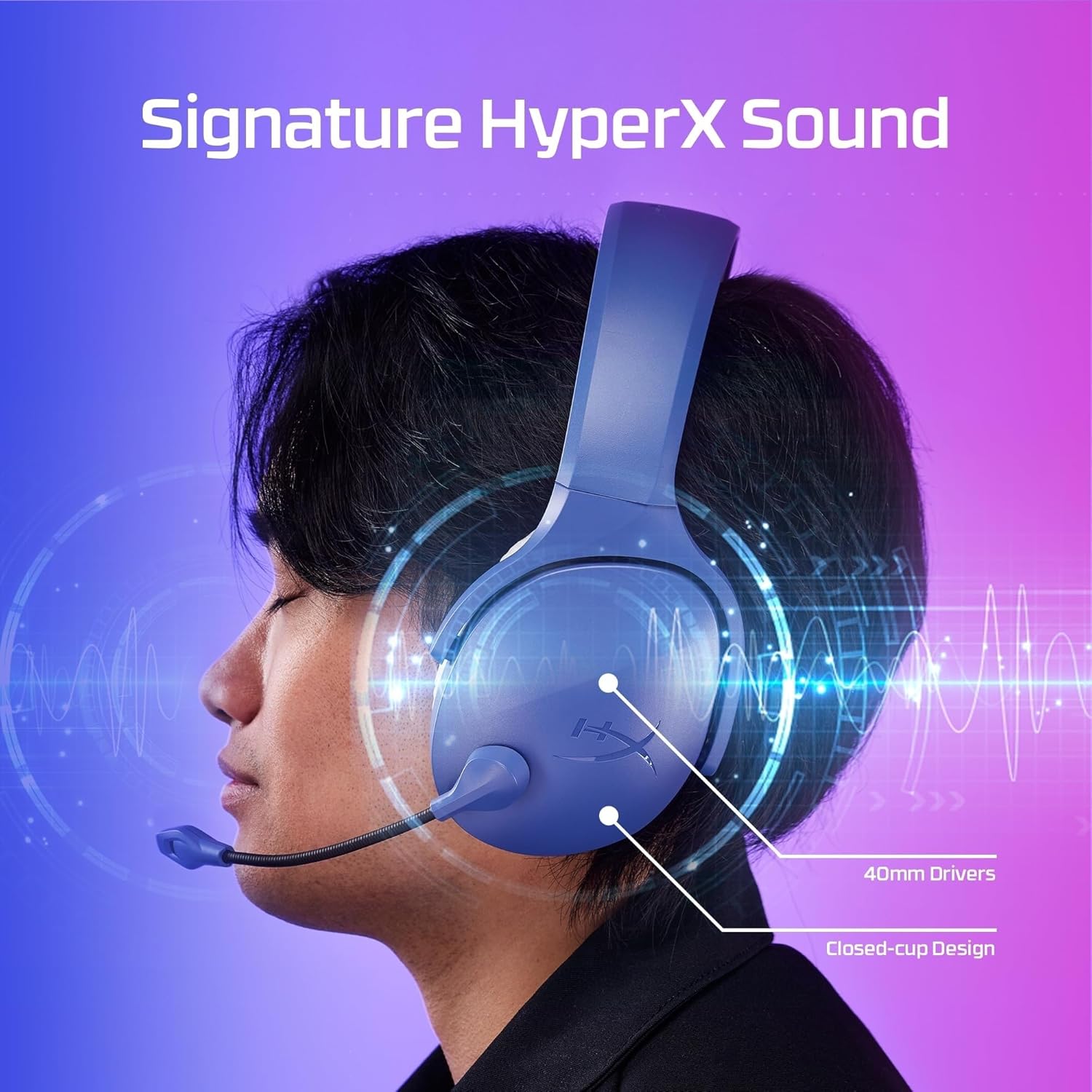 HyperX Cloud Jet Dual Wireless Gaming Headset (AJ0T1AA)