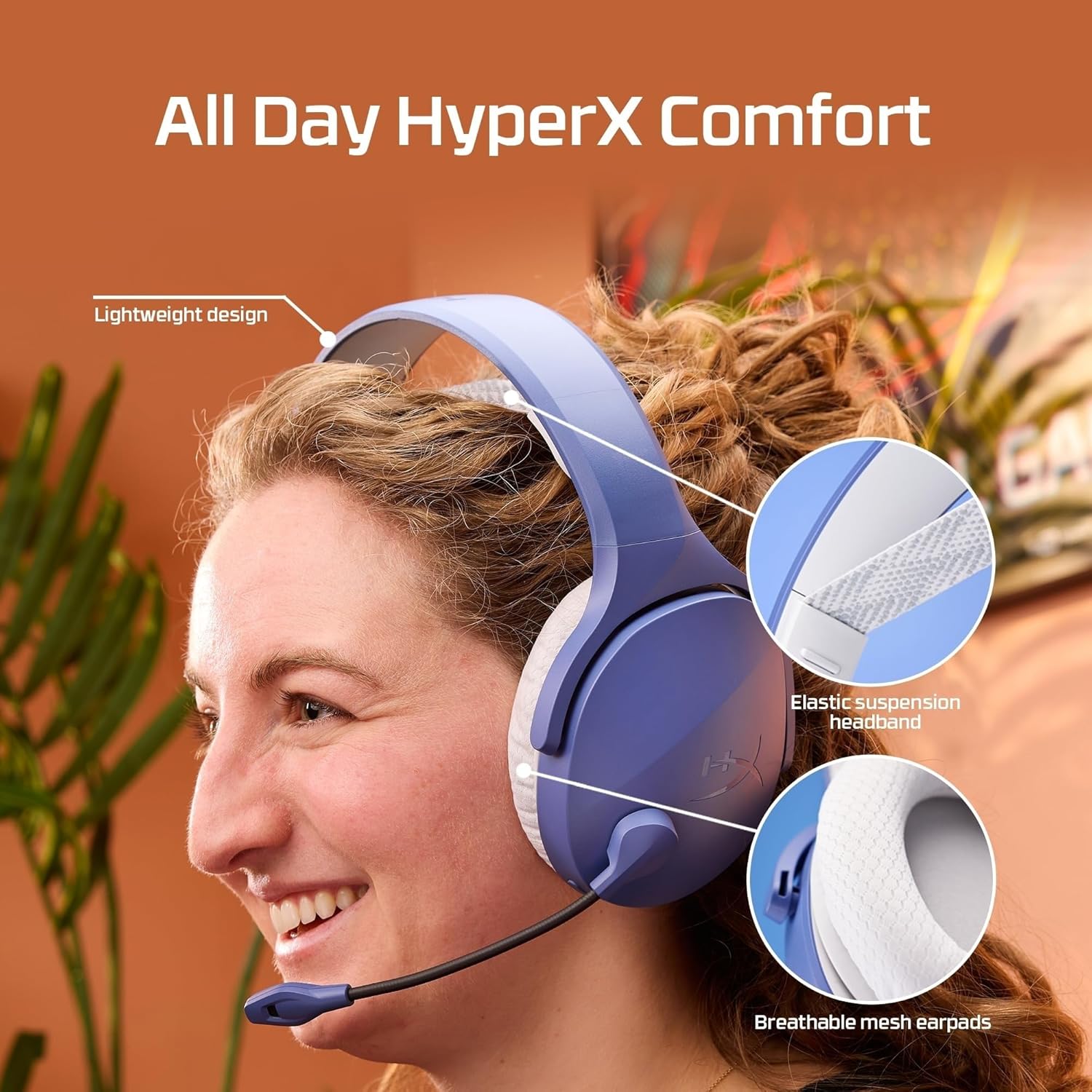 HyperX Cloud Jet Dual Wireless Gaming Headset (AJ0T1AA)