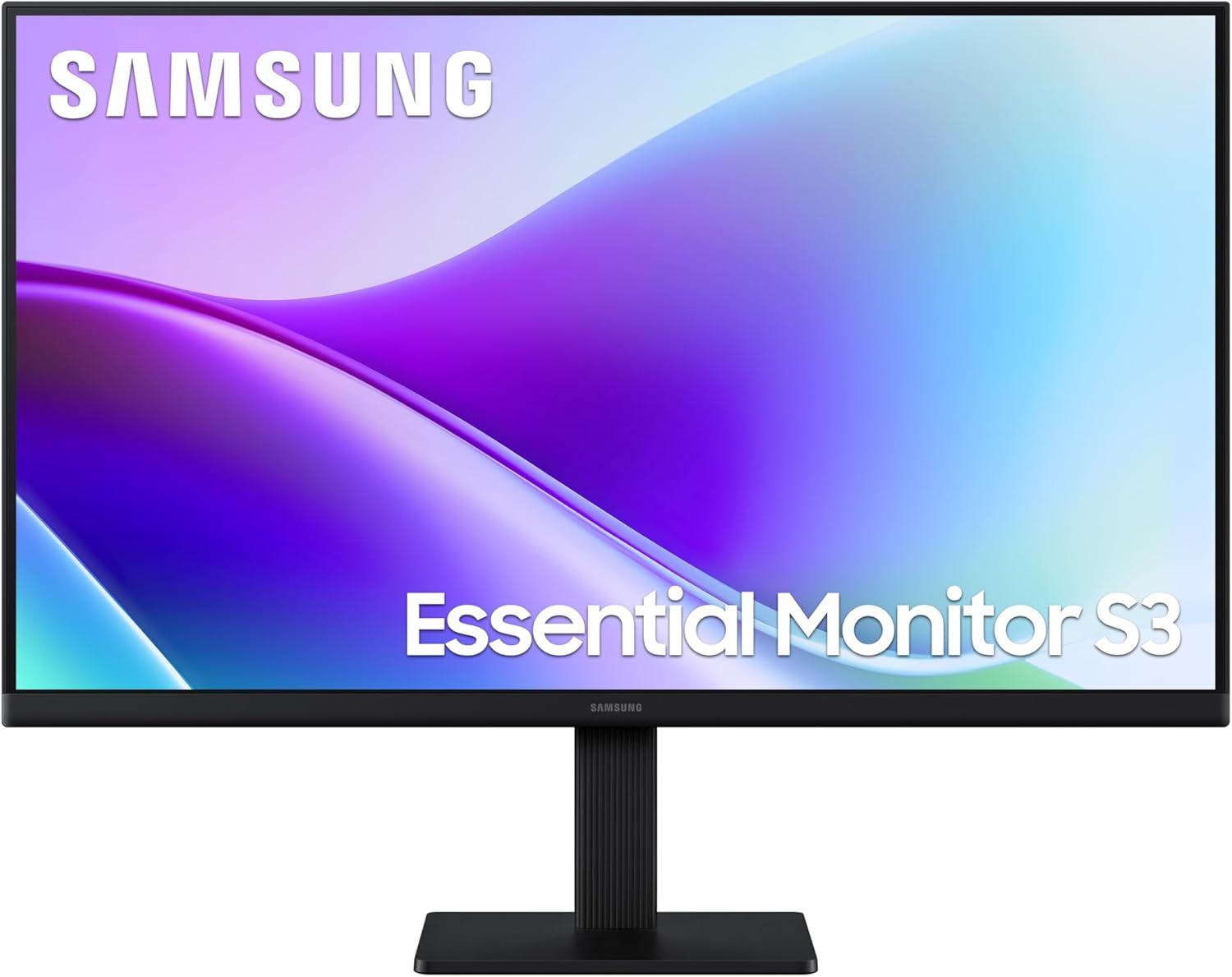 Samsung Essential Monitor S3 S32GF 24 Inch IPS FHD 120Hz 5ms Black