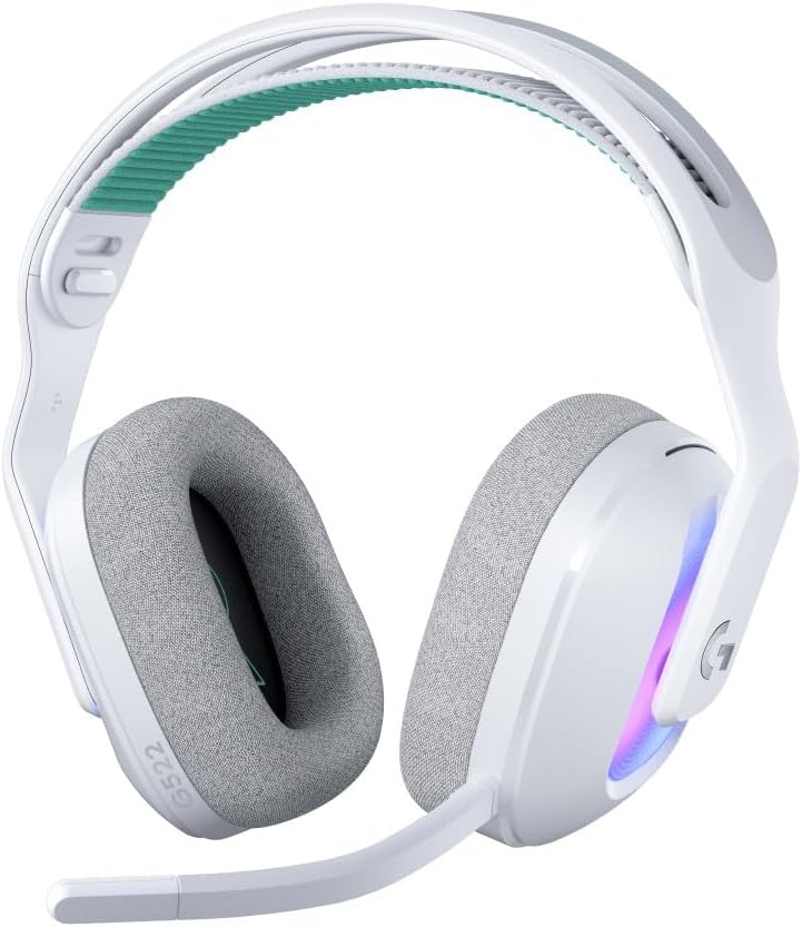 Logitech G G522 LIGHTSPEED Wireless Gaming Headset, LIGHTSYNC RGB, Full Bandwidth Mic & Advanced Syn