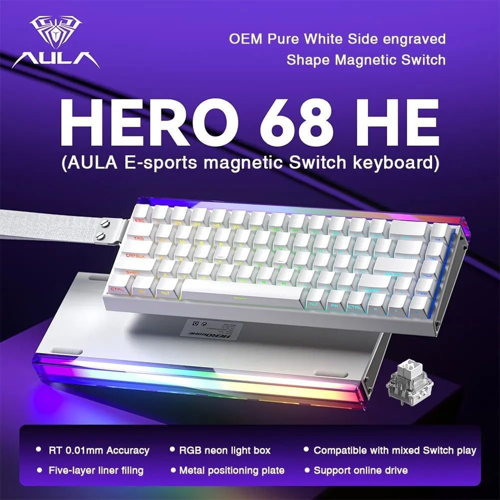 Aula Hero 68HE Magnetic Switch Gaming Keyboard