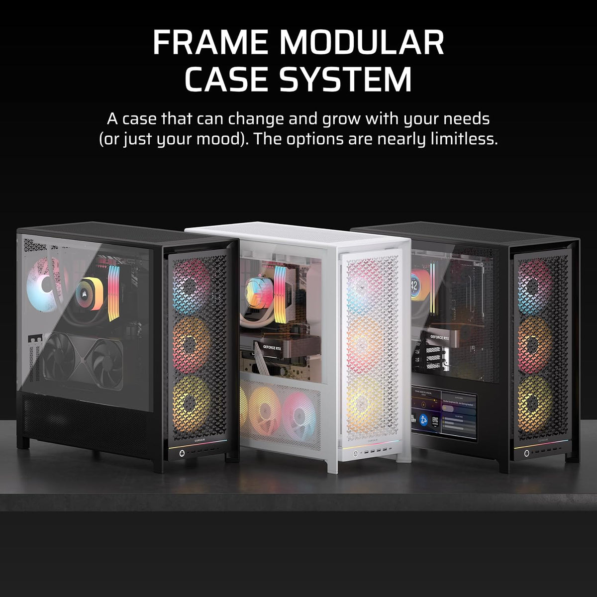 CORSAIR FRAME 5000D RS ARGB Mid-Tower Case Black