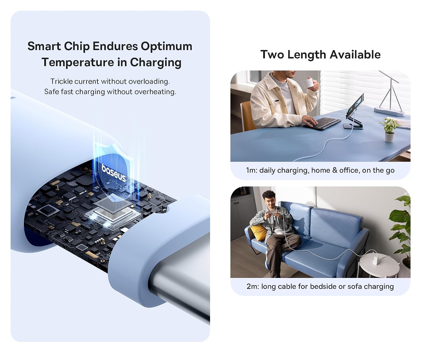 Baseus 100W USB-A to USB-C Charging Cable