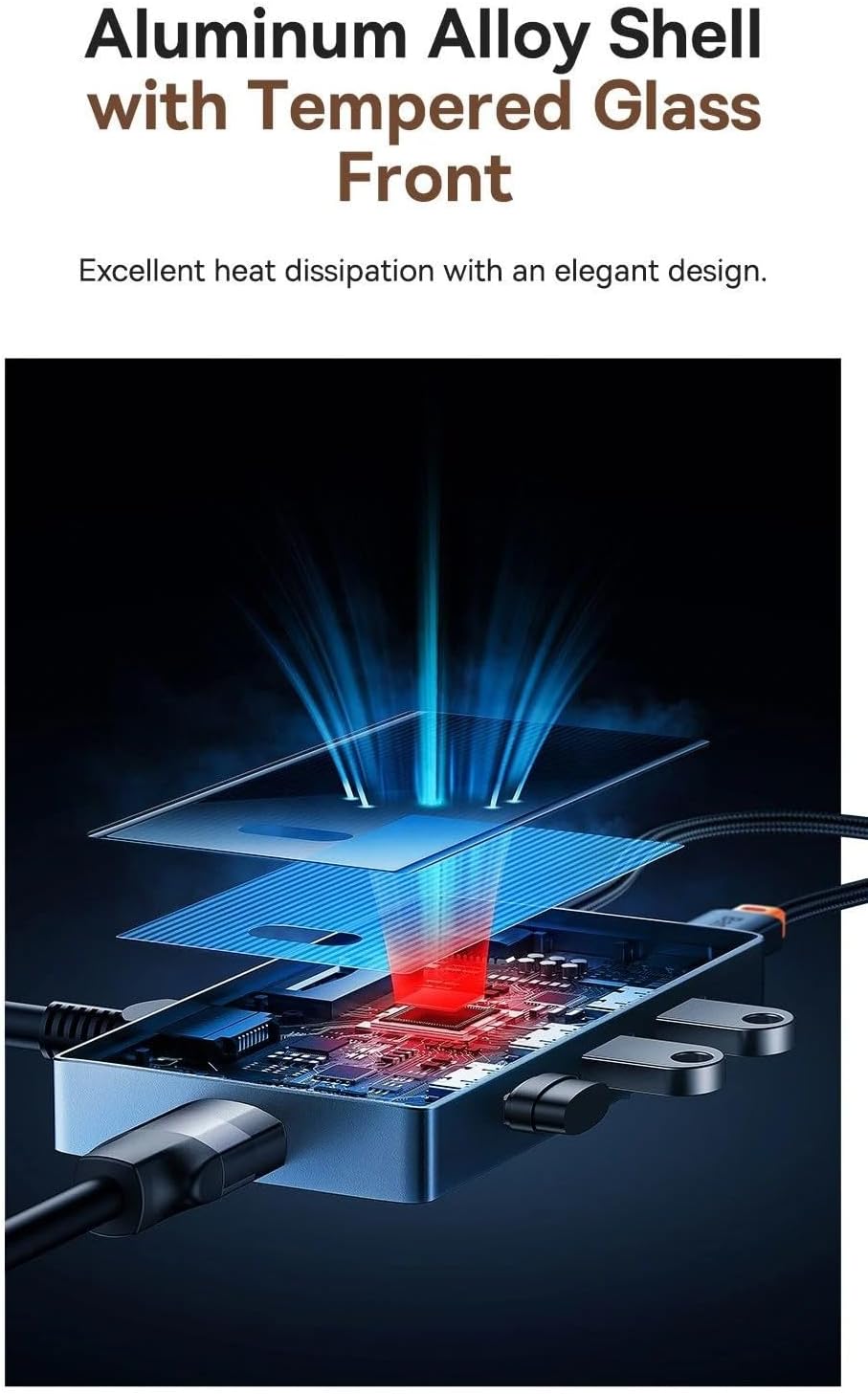 Baseus 6-Port USB-C Hub Docking Station