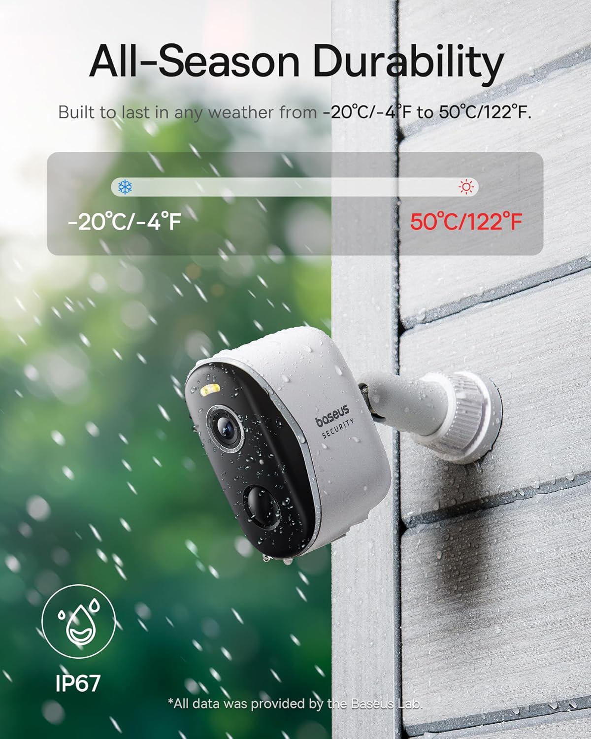 Baseus N1 Wireless Outdoor Security Camera Kit