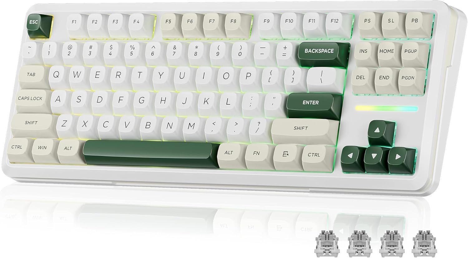 Redragon K734W RGB Pro Mechanical Keyboard 81 Keys