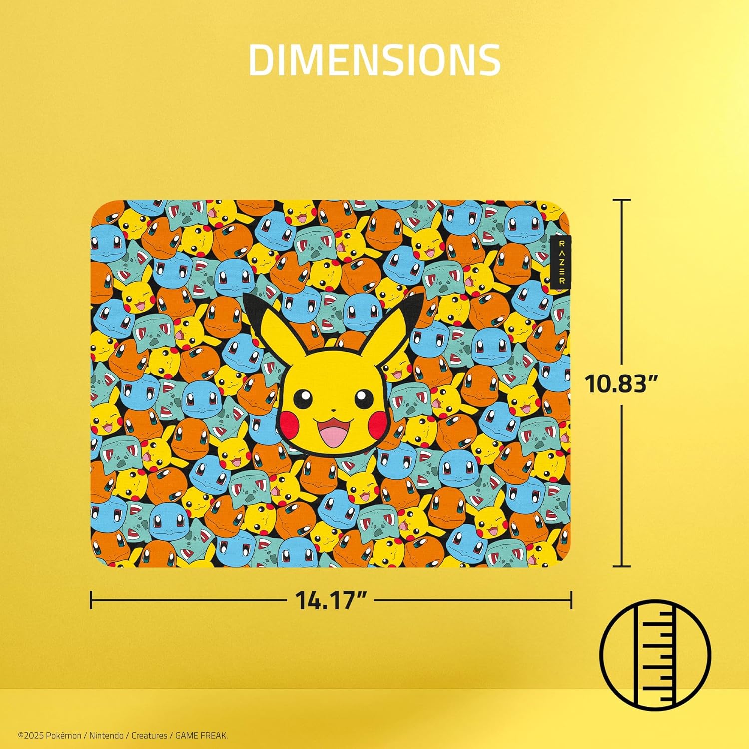 Razer Gigantus V2 Medium Soft Gaming Mouse Pad 36x27.5cm Pokémon Edition