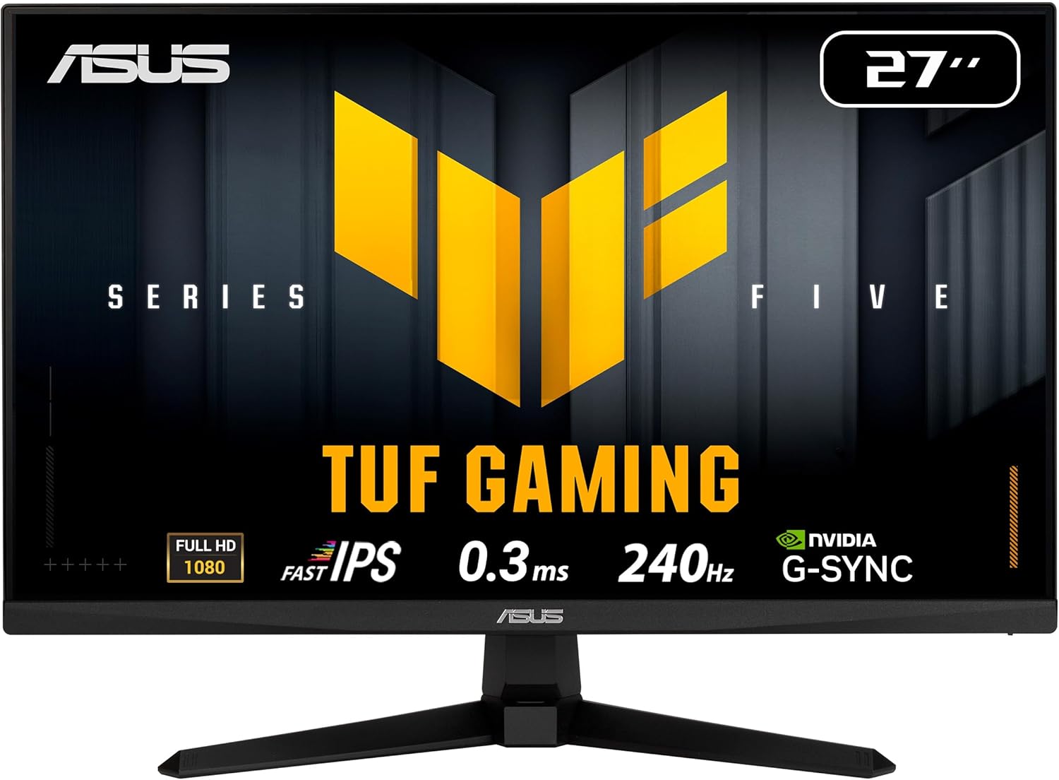 ASUS TUF VG279QM5A Gaming Monitor 27 Inch IPS FHD 240Hz 0.3ms Black
