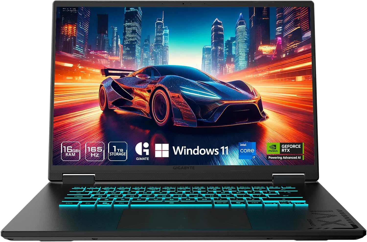 GIGABYTE - Gaming A16 Gaming Laptop - 165Hz 1920x1200 WUXGA - NVIDIA GeForce RTX 5060 - Intel i7-136