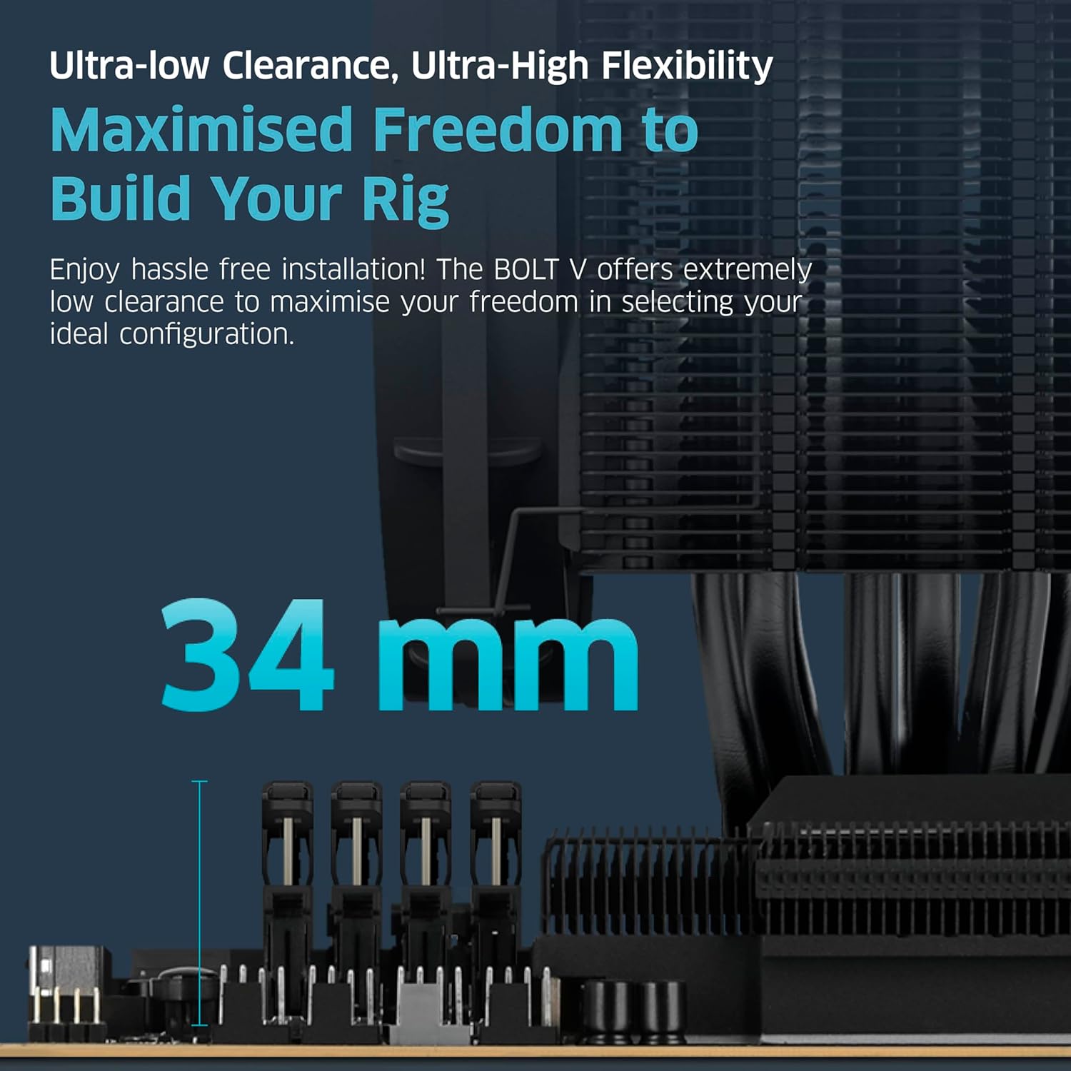 KLEVV BOLT V DDR5 32GB (2x 16GB) 6000MT/s CL28 Gaming Memory RAM kit XMP 3.0 Non-RGB High Performanc