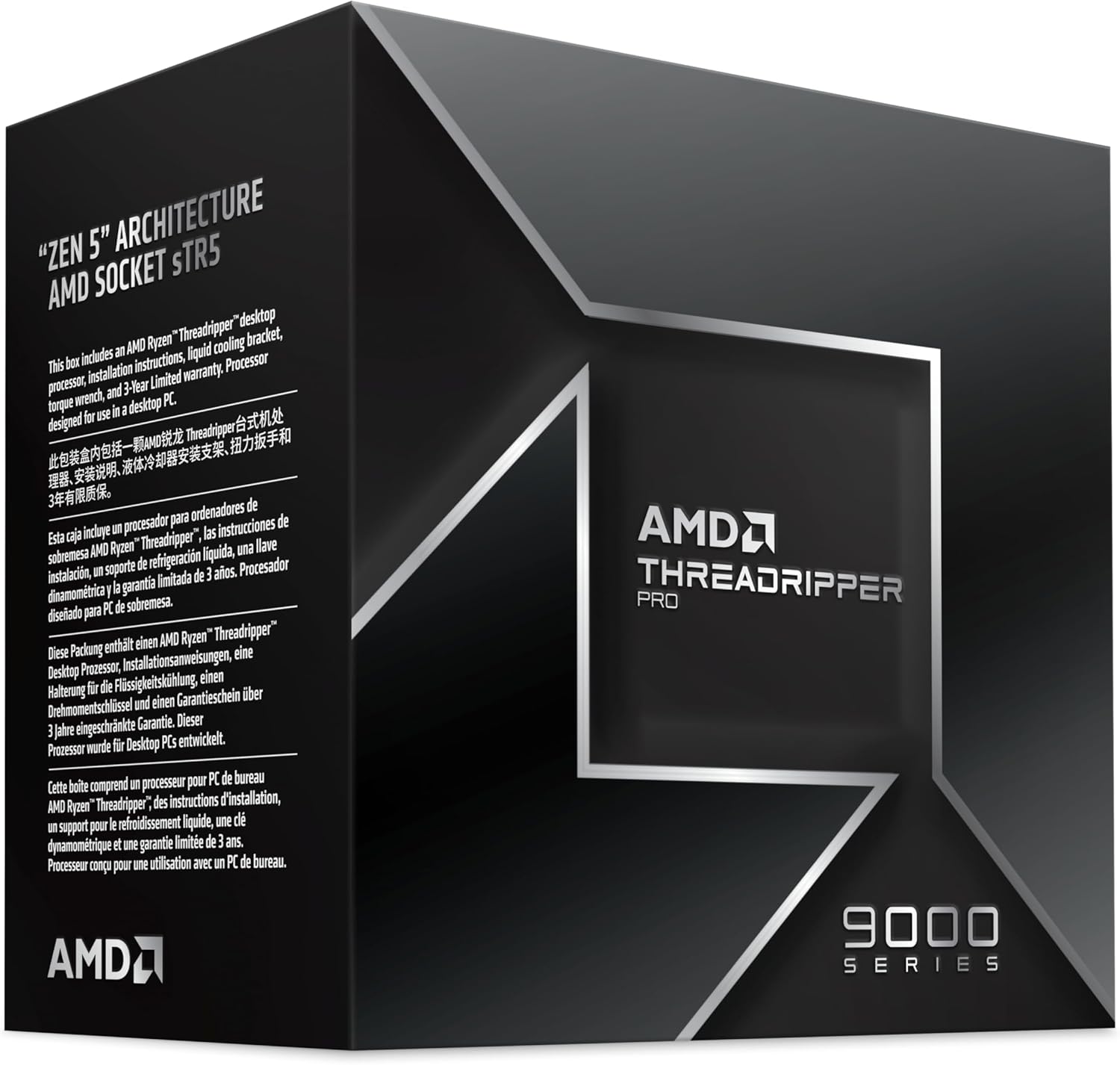 AMD Ryzen Threadripper PRO 9975WX 32 Cores 64 Threads 350W TDP 5.4 GHz Boost Shimada Peak Codename Socket sTR5 Socket