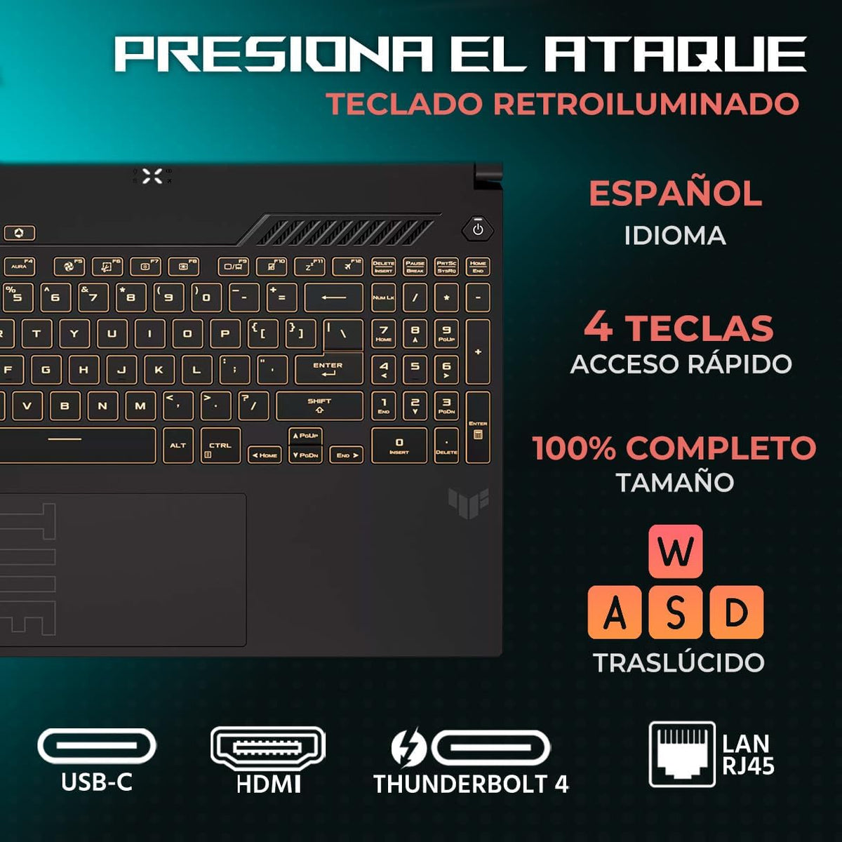 ASUS TUF Gaming F16 Laptop i7, 16 FHD+ 165Hz