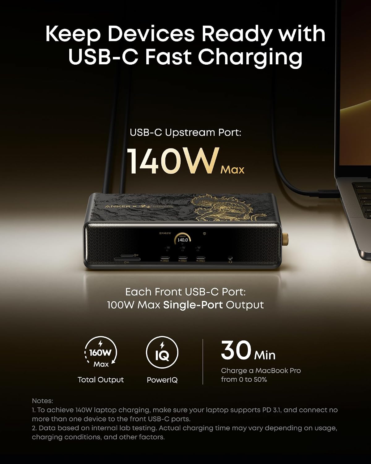 Anker Prime Docking Station DL7400 Black Myth