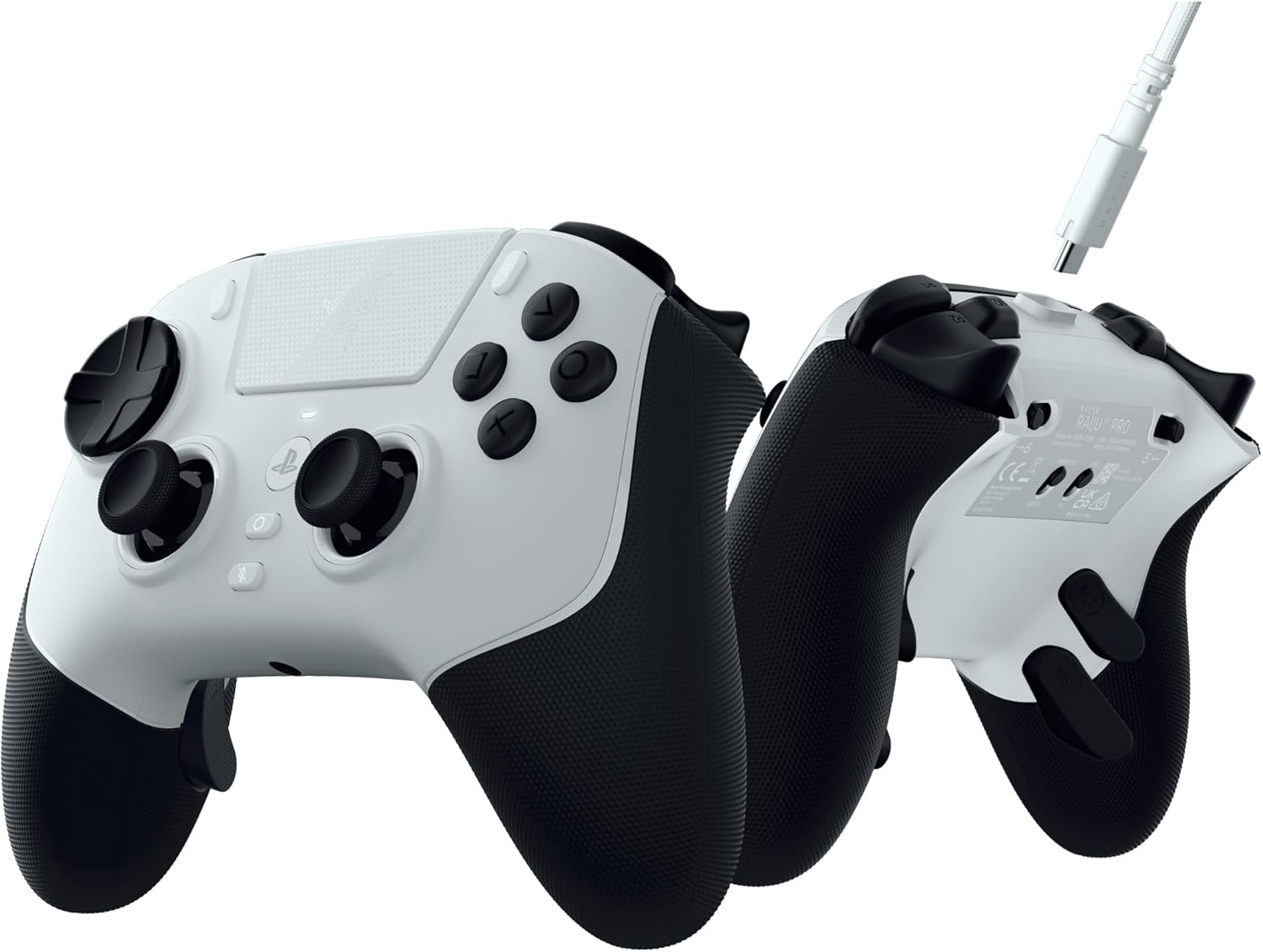 Razer Raiju V3 Pro - Wireless Esports Controller for PlayStation 5 and PC - 4 Removable Buttons & 2