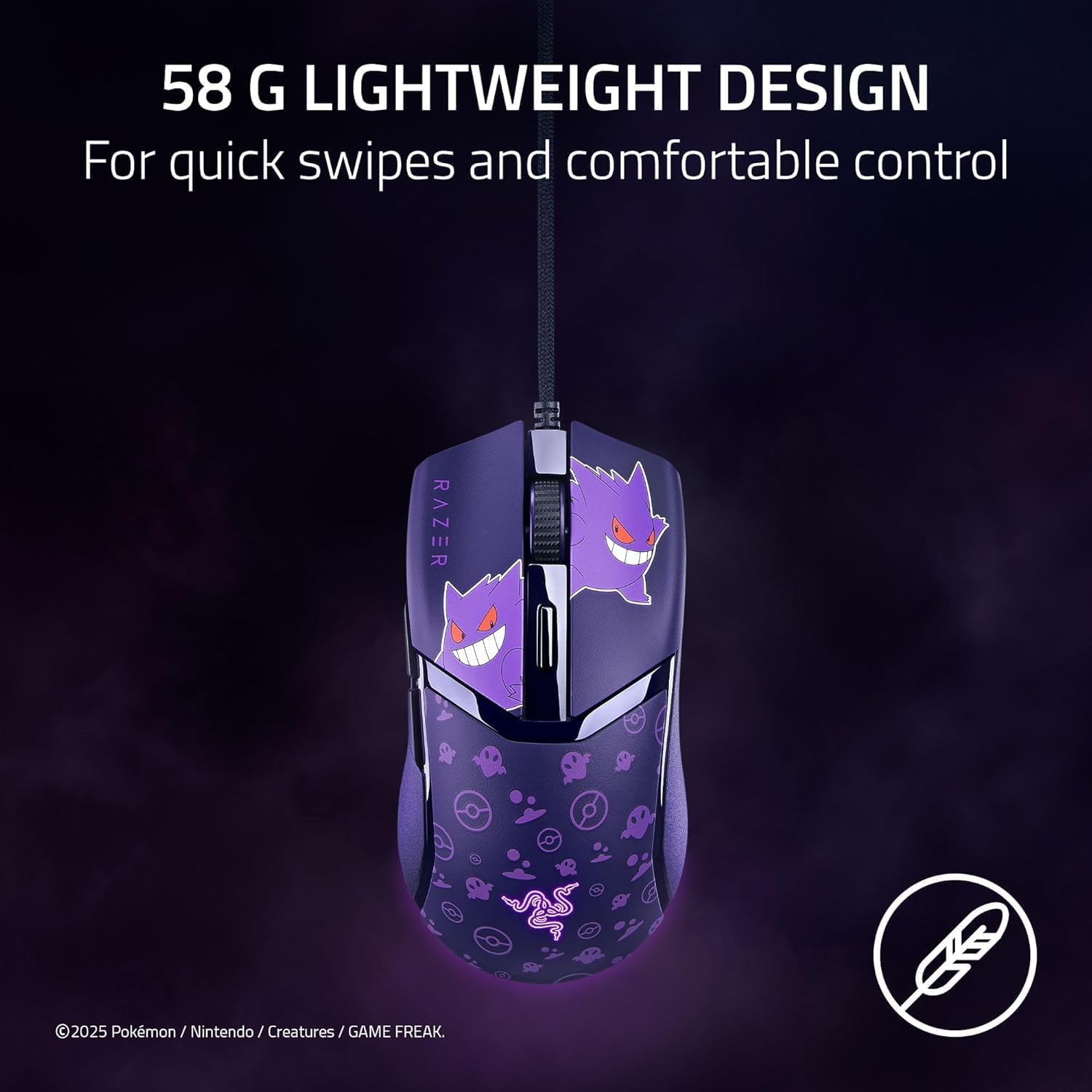 Razer Cobra Gengar Edition Wired Gaming Mouse