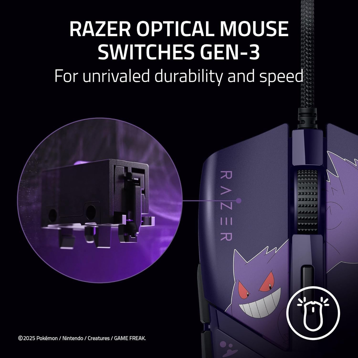 Razer Cobra Gengar Edition Wired Gaming Mouse