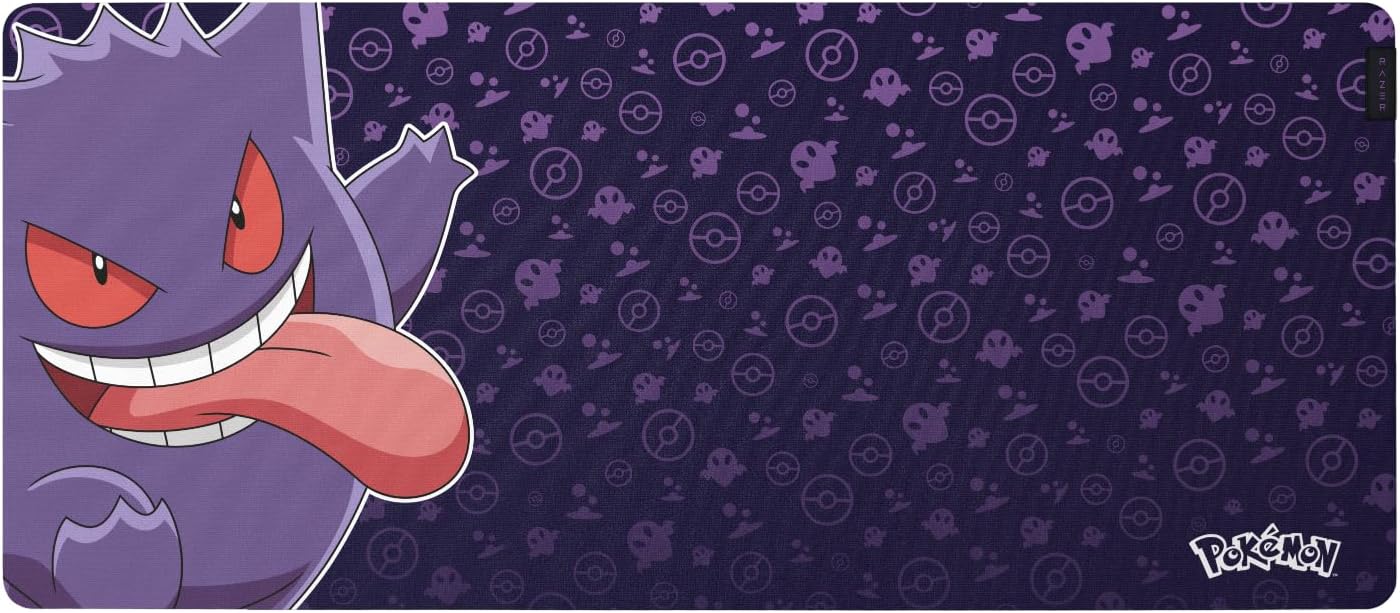 Razer Gigantus V2 XXL Pokémon Gengar - Soft gaming mouse mat for speed and control - Textured micro-