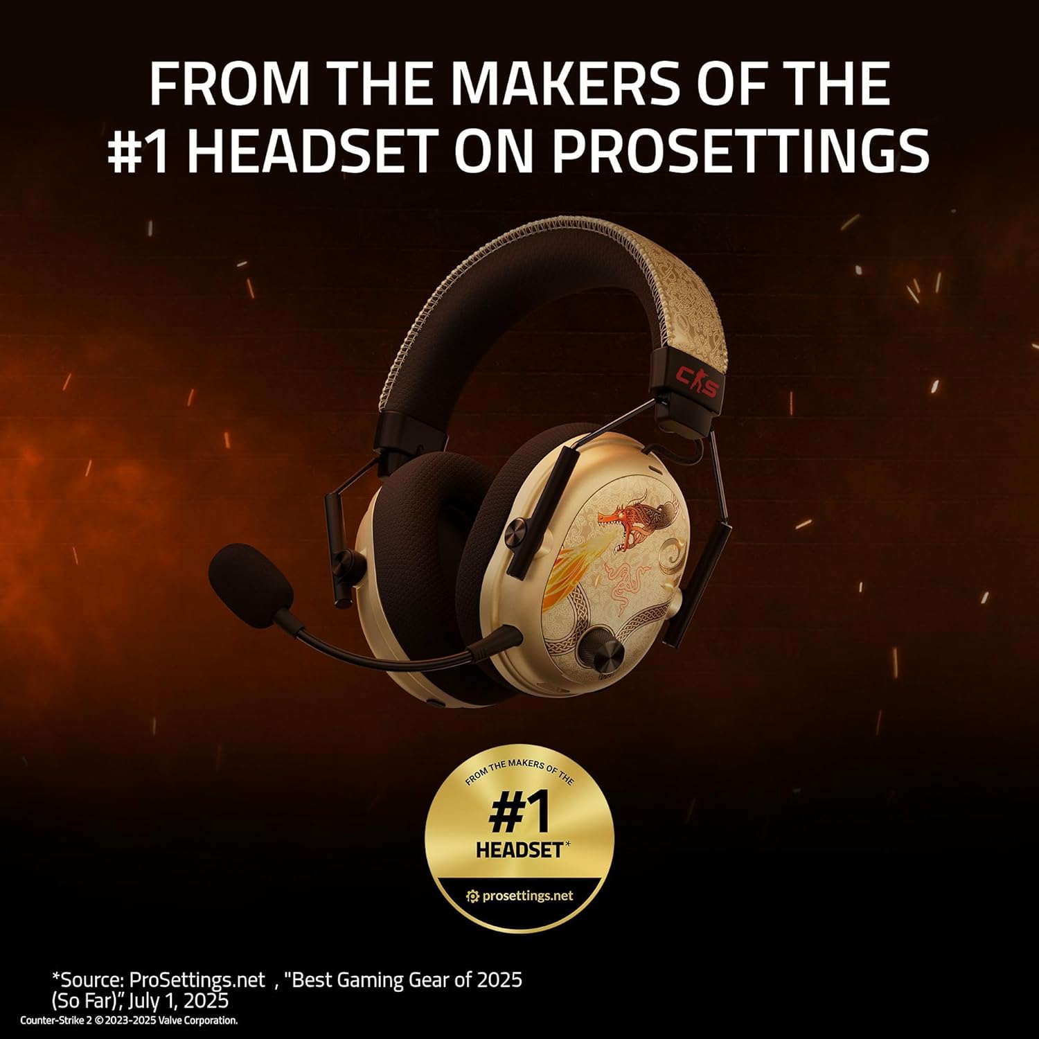 Razer BlackShark V3 Pro CS2 Wireless Headset