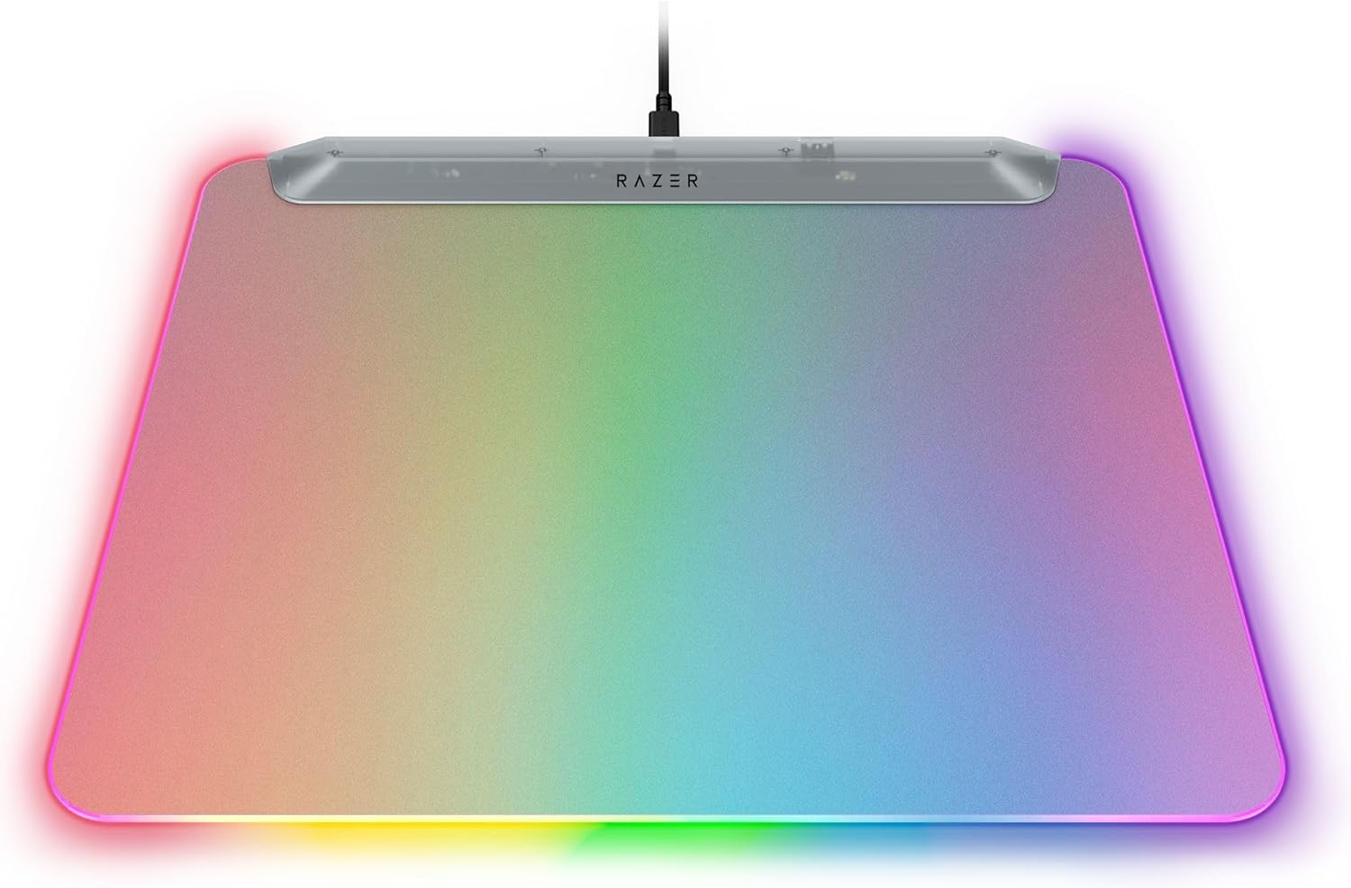 Razer Firefly V2 Pro Fully Illuminated RGB Gaming Mouse Mat 36x25.5cm Phantom White