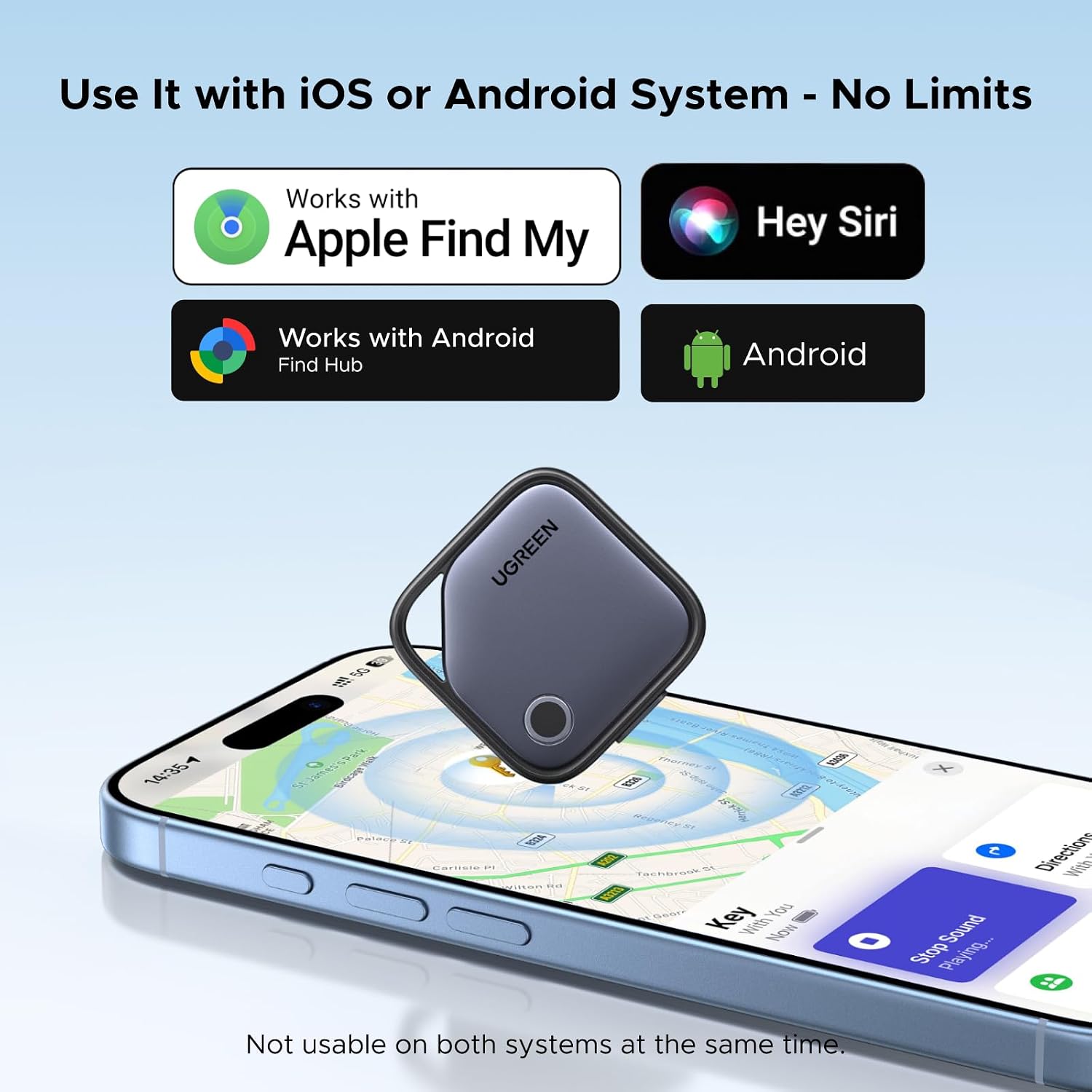 UGREEN FineTrack Duo 4 Pack GPS Tracker