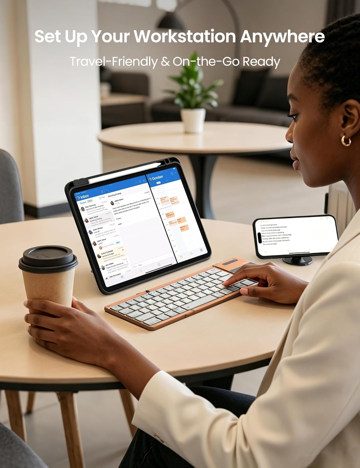 Nillkin Foldable Bluetooth Keyboard with Touchpad