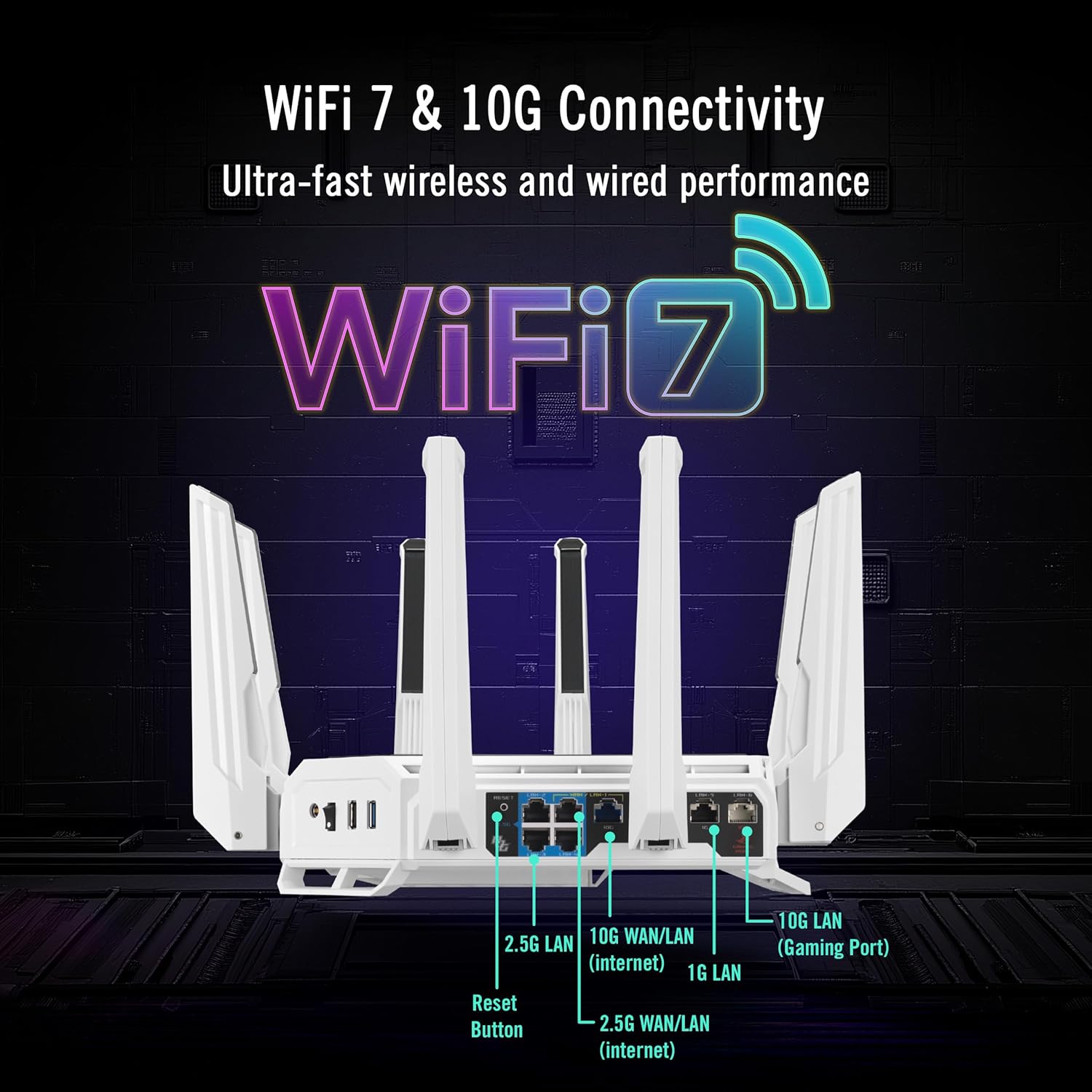 ASUS ROG Rapture GT-BE19000AI WiFi 7 Router
