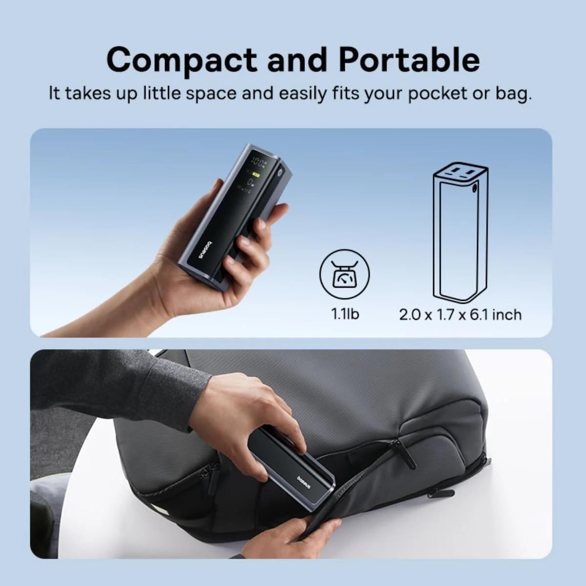 Baseus EnerGeek GP12 145W Portable Power Bank