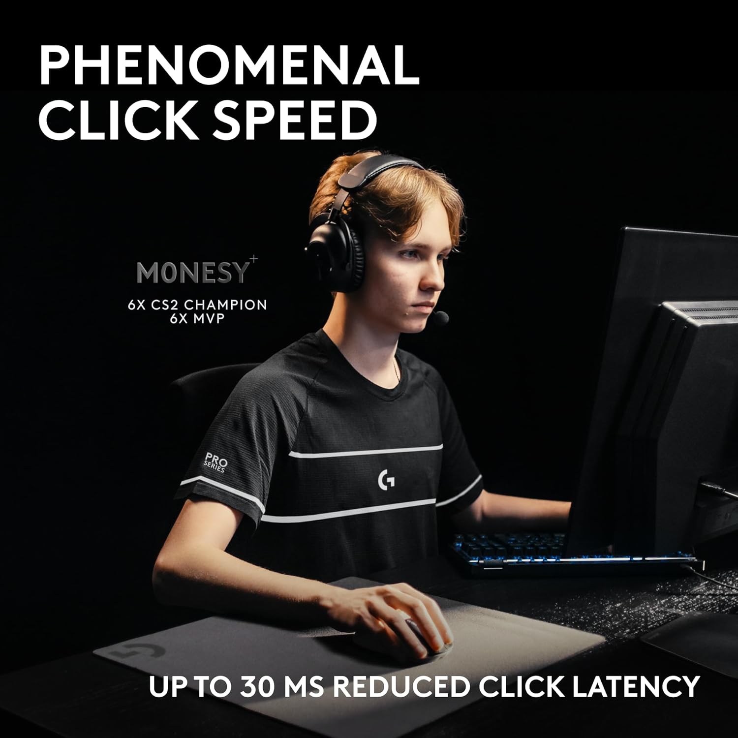 Logitech PRO X2 SUPERSTRIKE Wireless Gaming Mouse