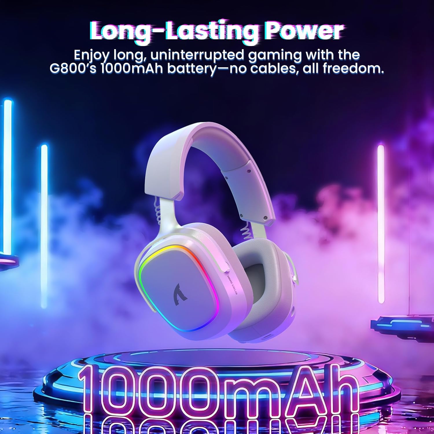 ATTACK SHARK G800 Wireless RGB Gaming Headset