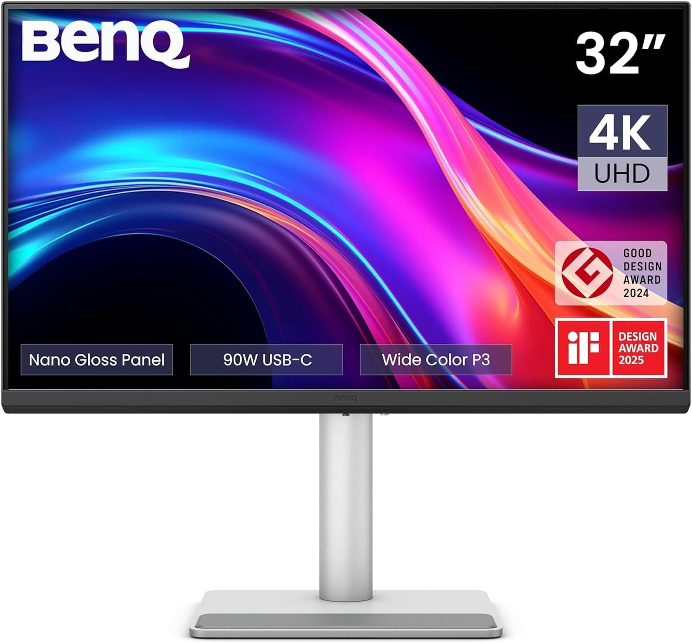BENQ MACBOOK MA320UP 32 IPS LED Nano Gloss Panel 60Hz UHD 4k 99% sRGB 97% P3 HDR10 USB C Charger 2 H