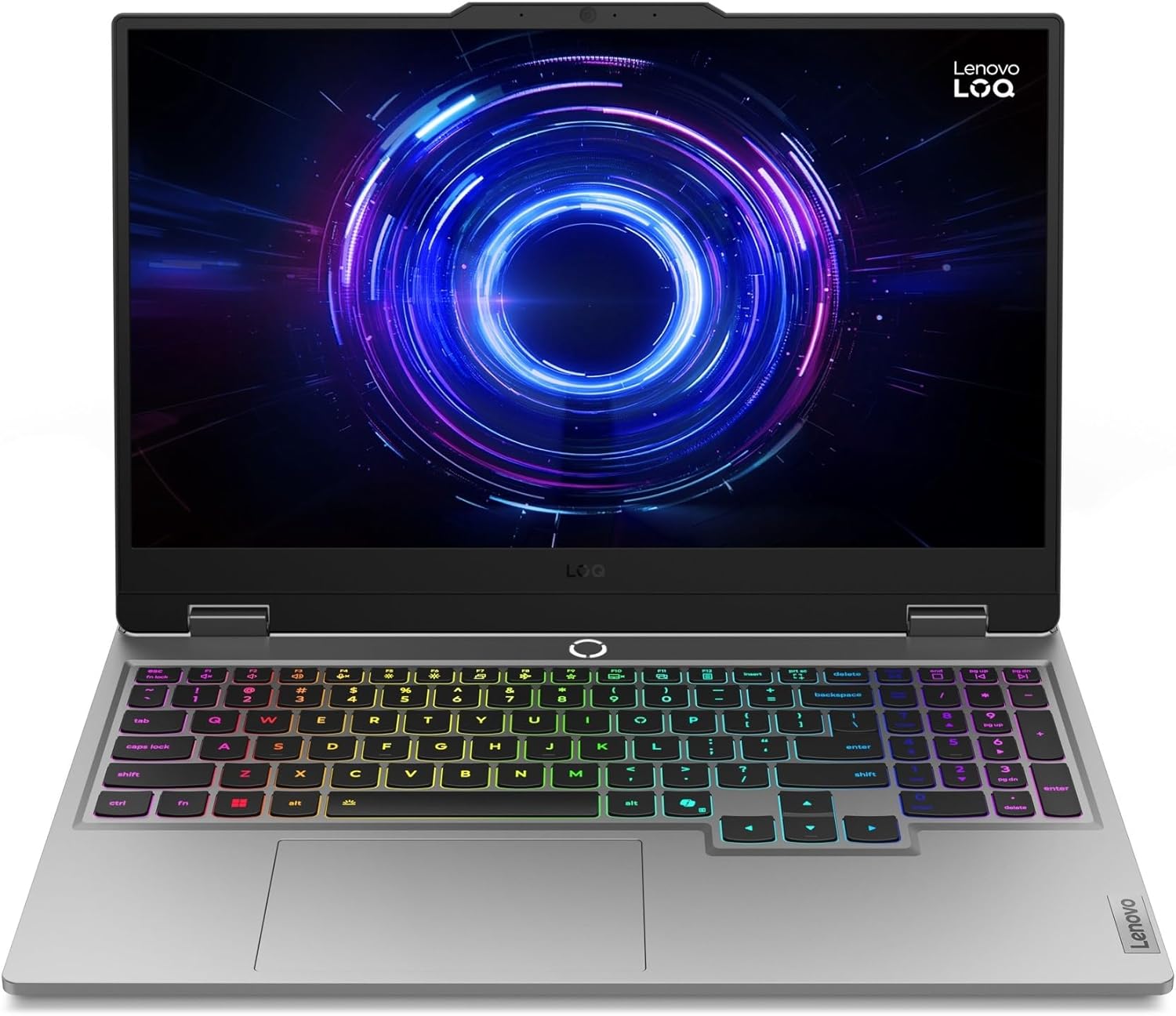 Lenovo LOQ 15IRX10 83JE010JED 15.6 Inch FHD 144Hz Gaming Laptop Intel Core i7 13700HX 16GB RAM 512GB NVMe SSD NVIDIA GeForce RTX 5060 8GB GDDR7 G-SYNC DOS Luna Grey 2 Year Warranty