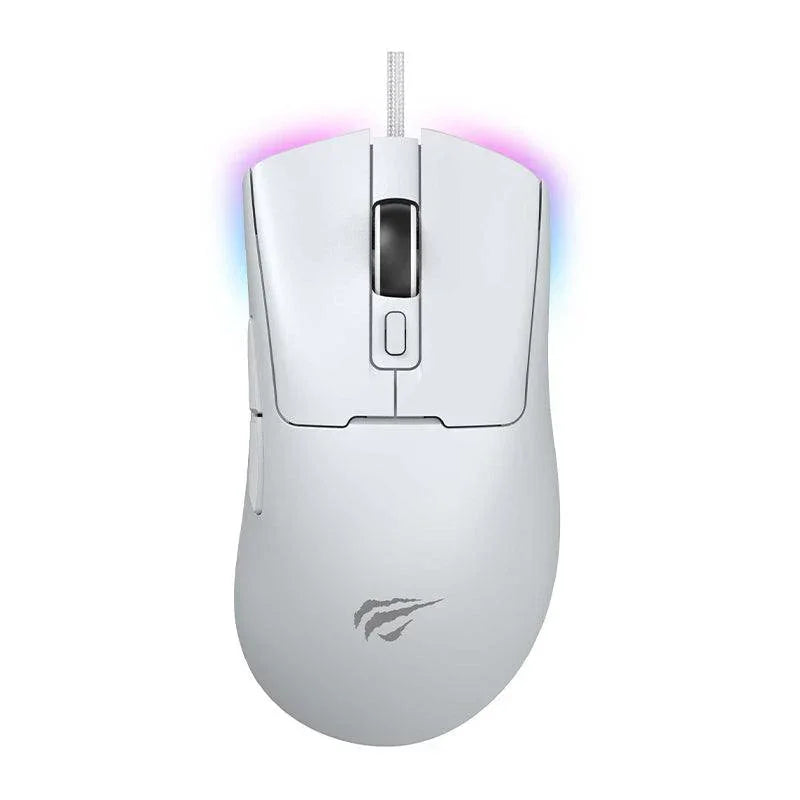 Havit MS966 RGB Wired Gaming Mouse, White