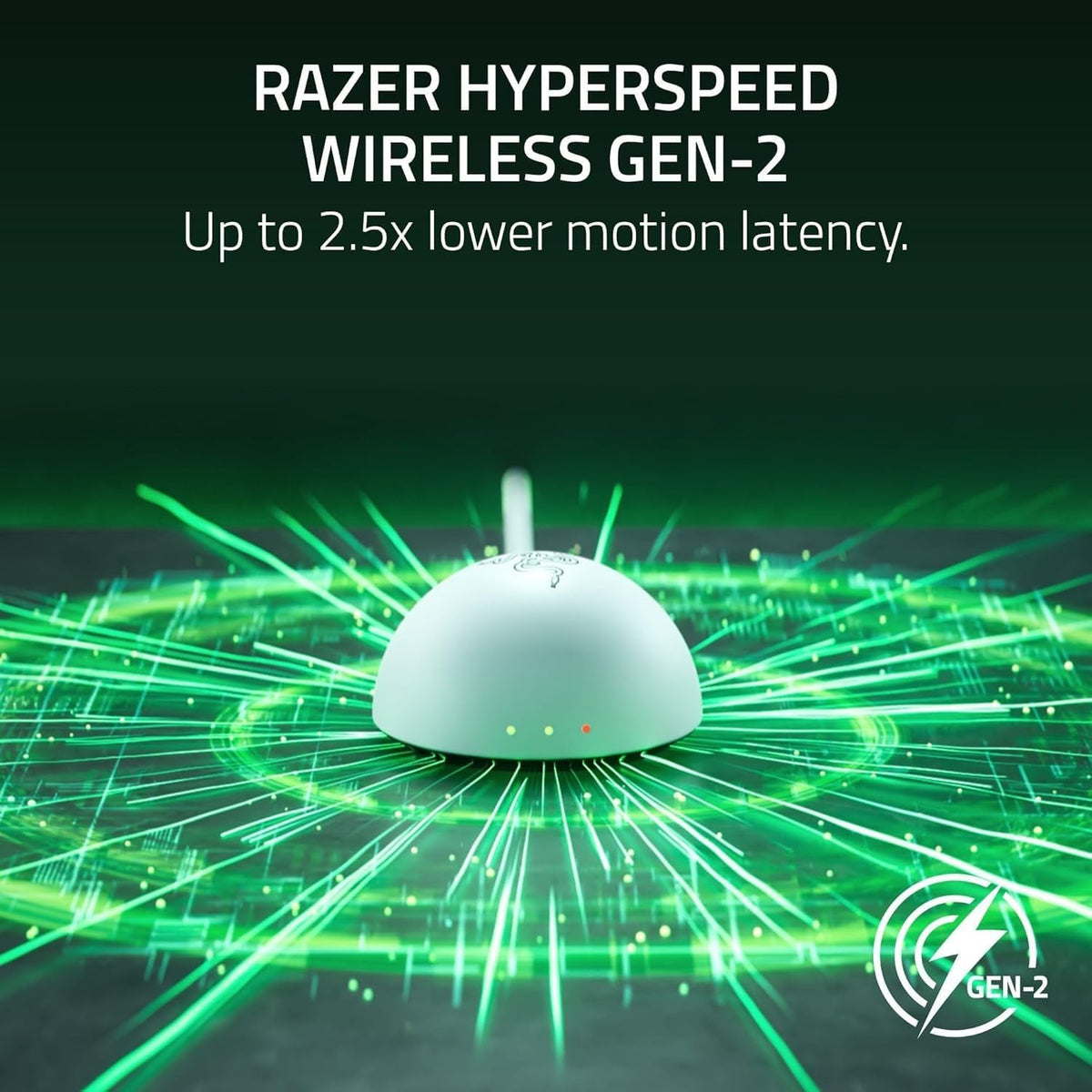 Razer Viper V4 Pro - Wireless Balanced E-Sports Gaming Mouse - Ultralight 50g - HyperSpeed Gen-2 up to 8 kHz Polling - Focus Pro 50K Sensor - Optical Scroll Wheel - PC/Mac White