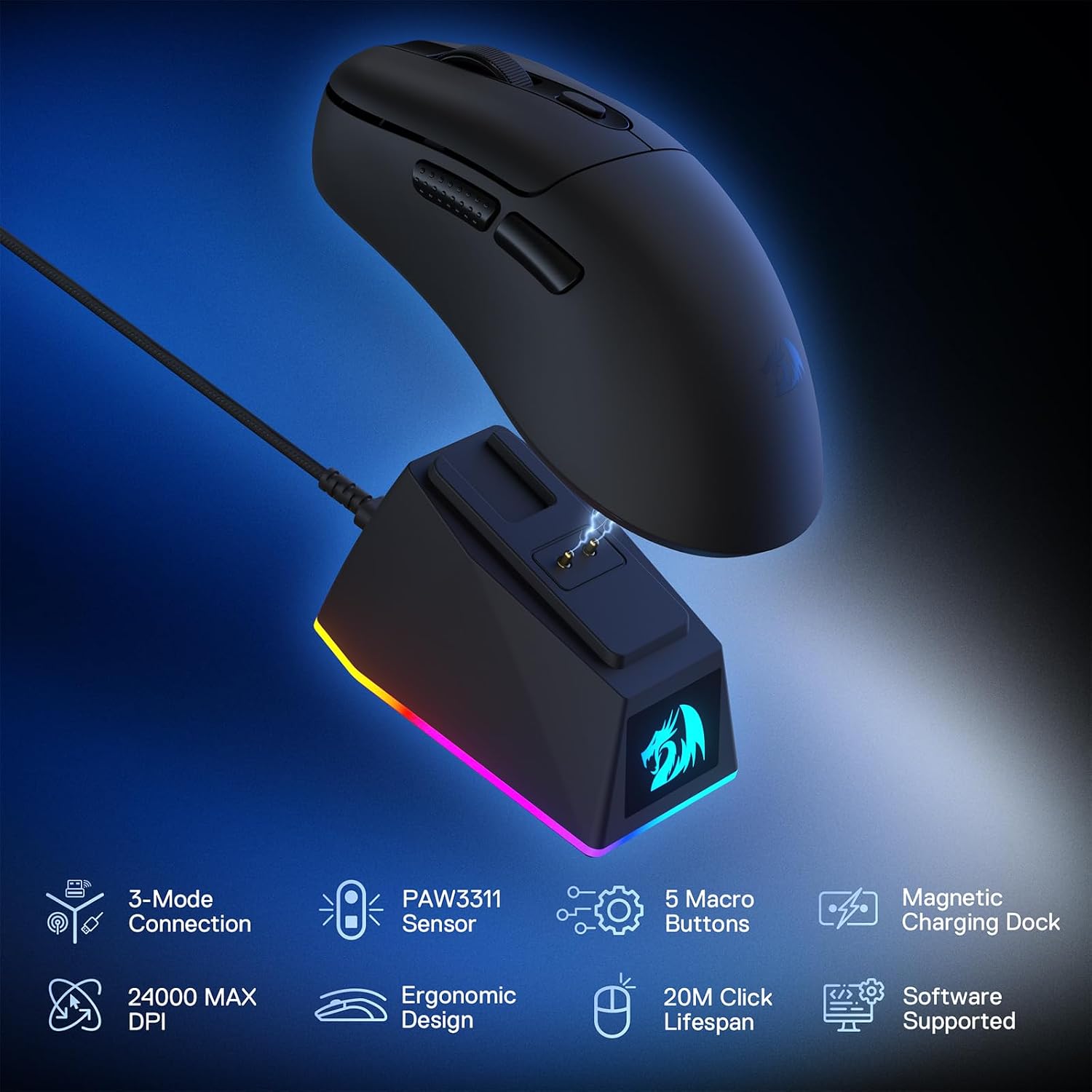 Redragon M998 Wireless Gaming Mouse